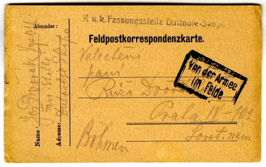 Náhledový obrázek Korespondence Josefa Dvořáka - 37