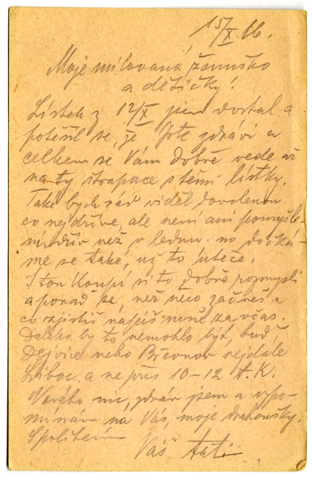 Náhledový obrázek Korespondence Josefa Dvořáka - 20