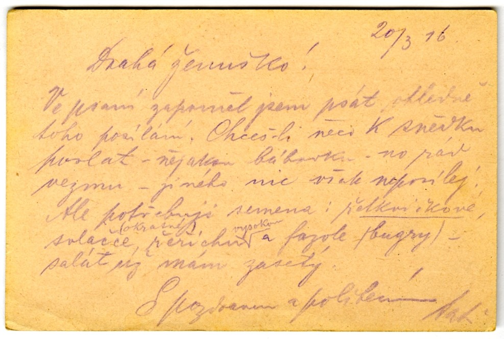 Náhledový obrázek Korespondence Josefa Dvořáka - 52