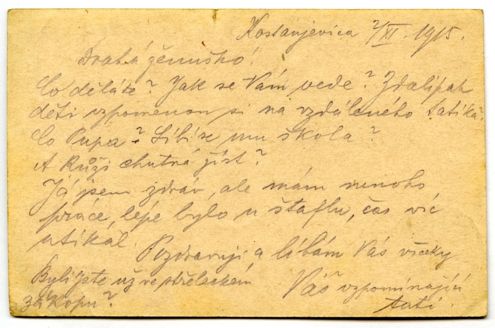 Náhledový obrázek Korespondence Josefa Dvořáka - 30