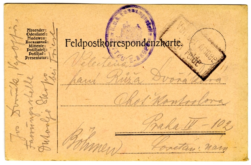 Náhledový obrázek Korespondence Josefa Dvořáka - 27