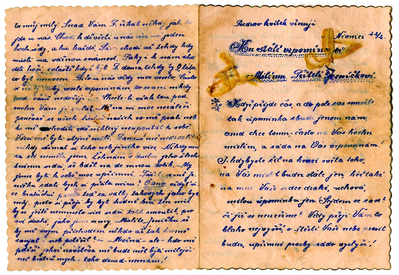 Náhledový obrázek Dopisy Marie Gazdíkové - 7