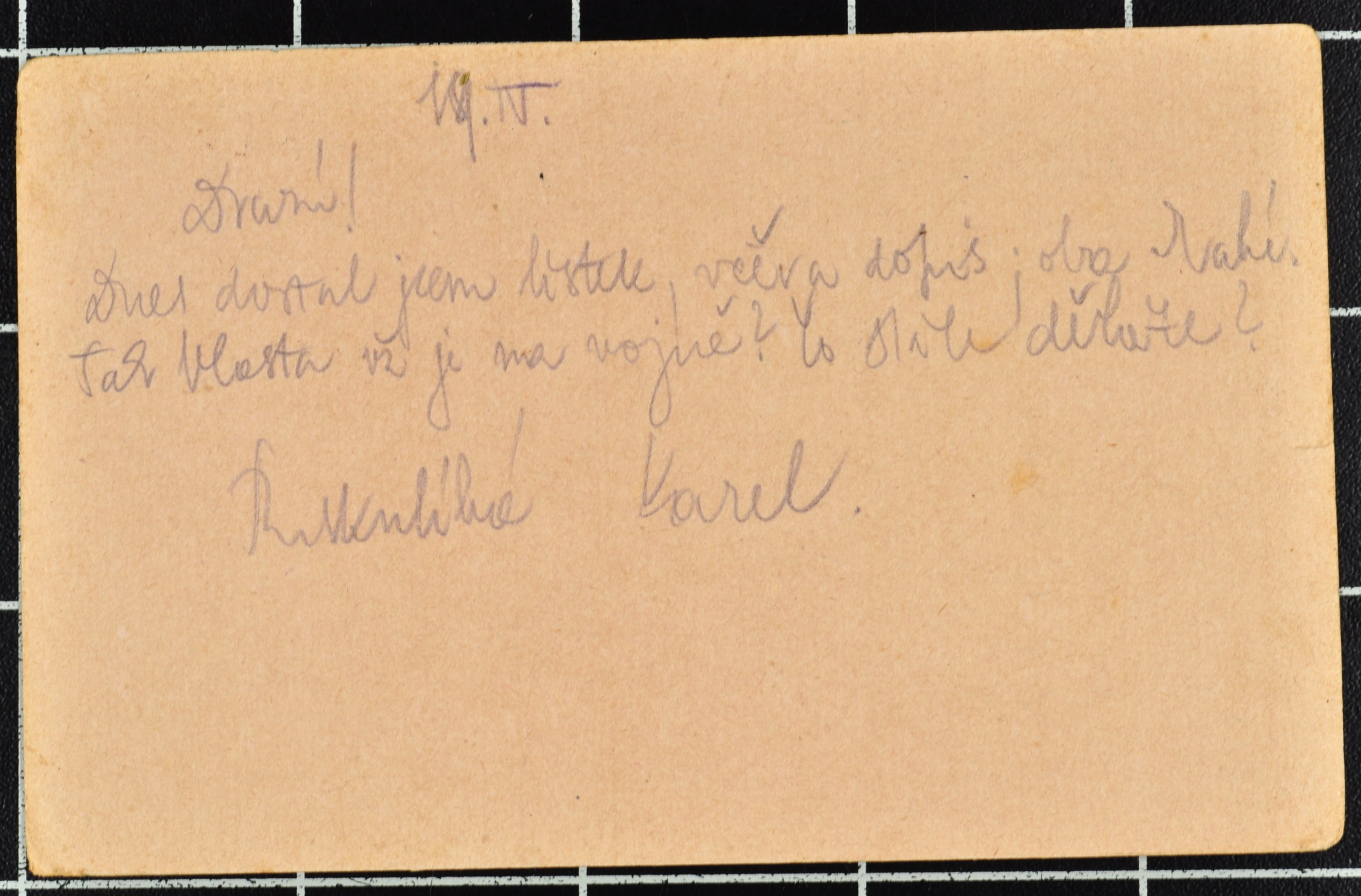 Náhledový obrázek Korespondence Karla Wolfa - 191