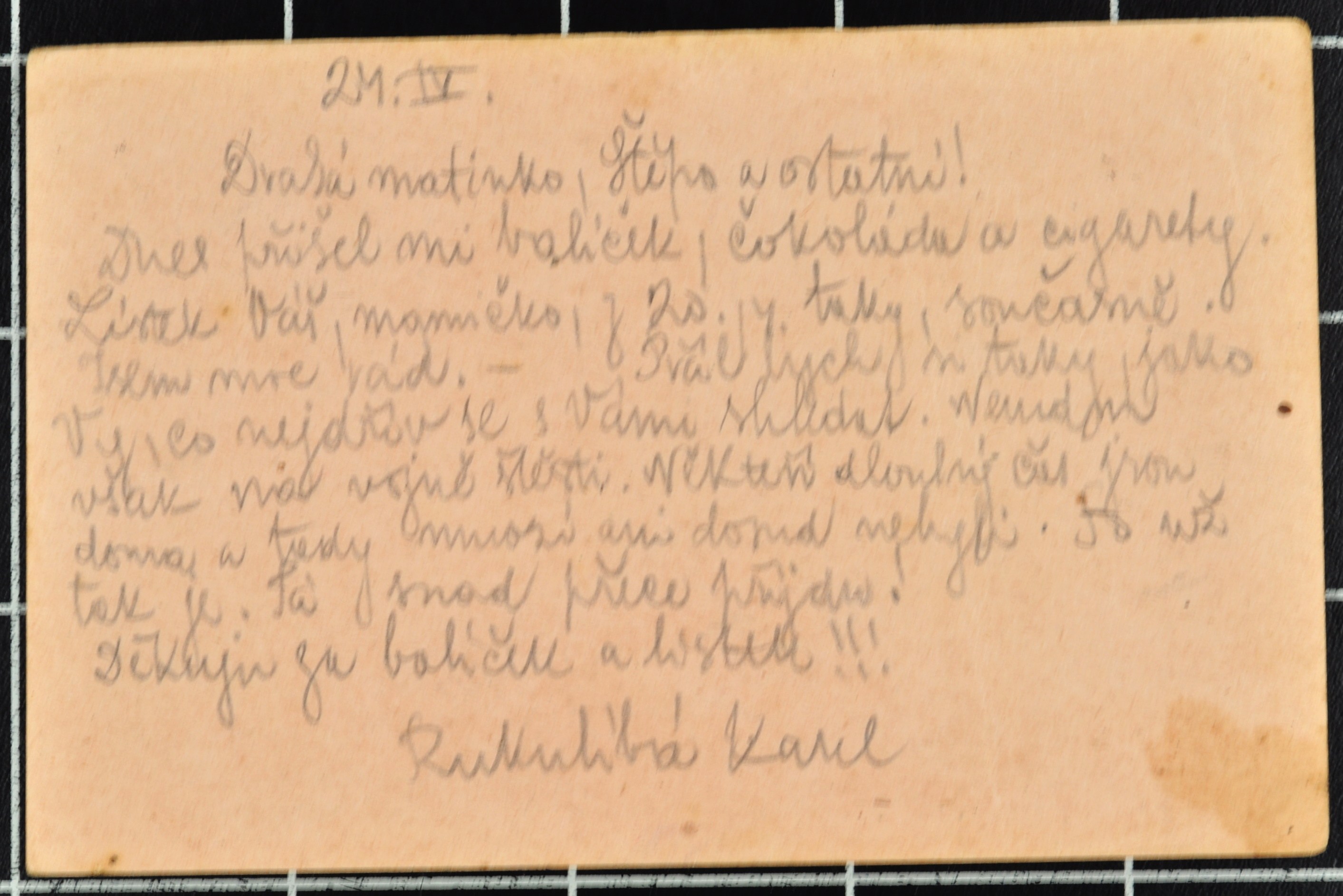 Náhledový obrázek Korespondence Karla Wolfa - 197