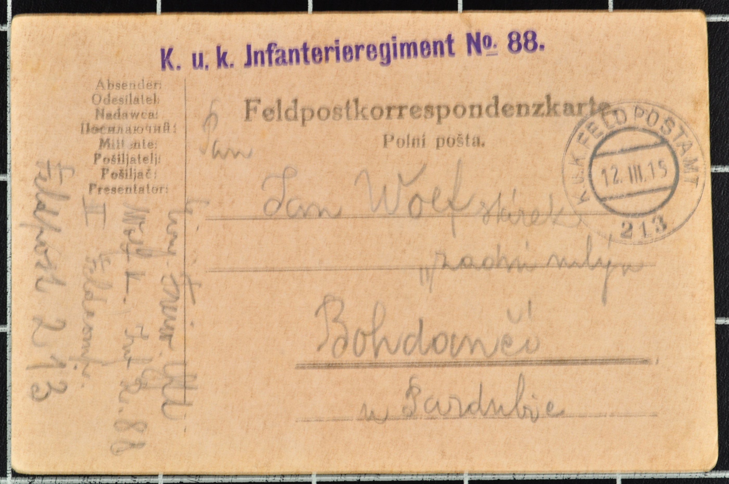 Náhledový obrázek Korespondence Karla Wolfa - 138