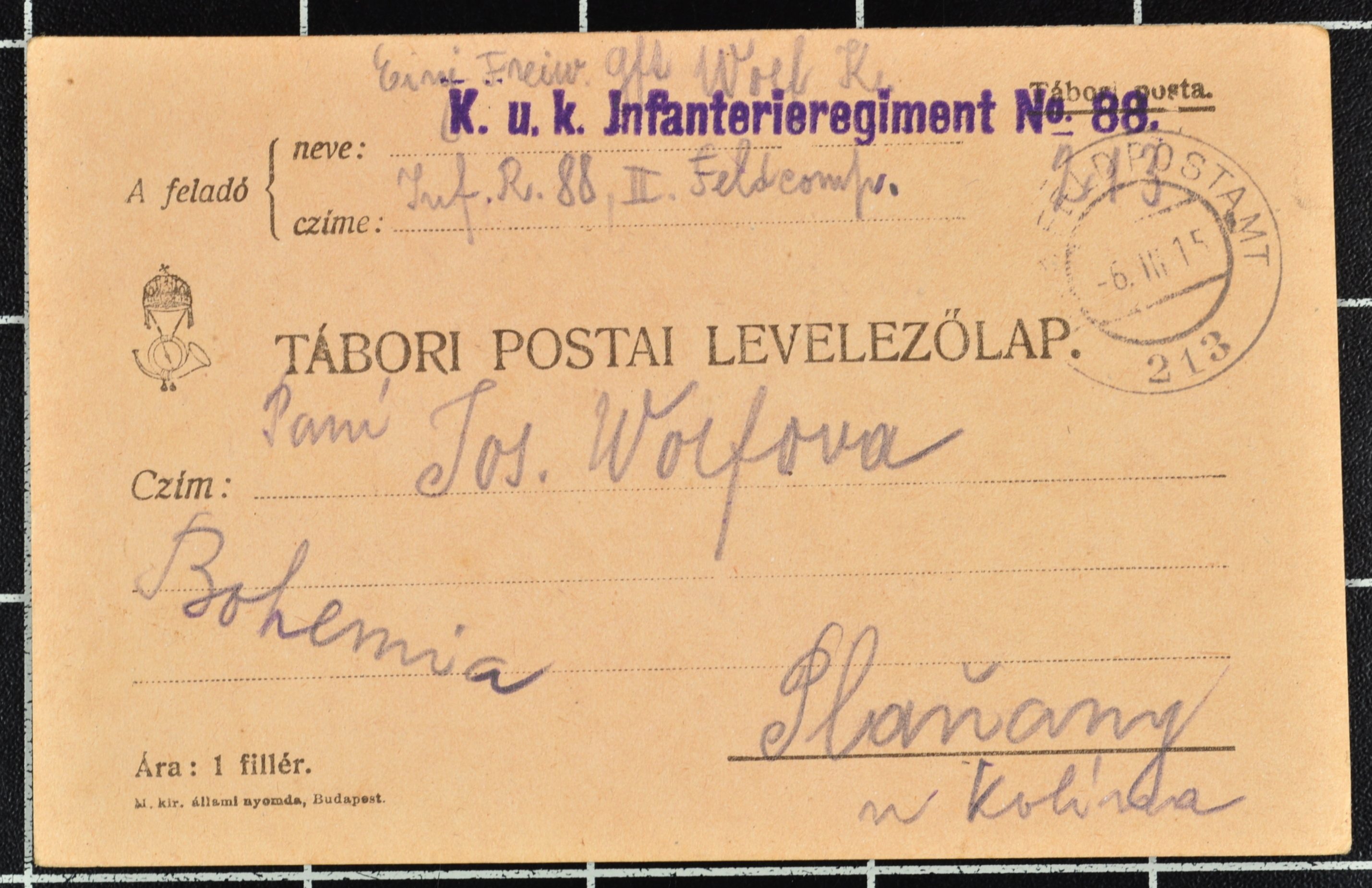 Náhledový obrázek Korespondence Karla Wolfa - 130