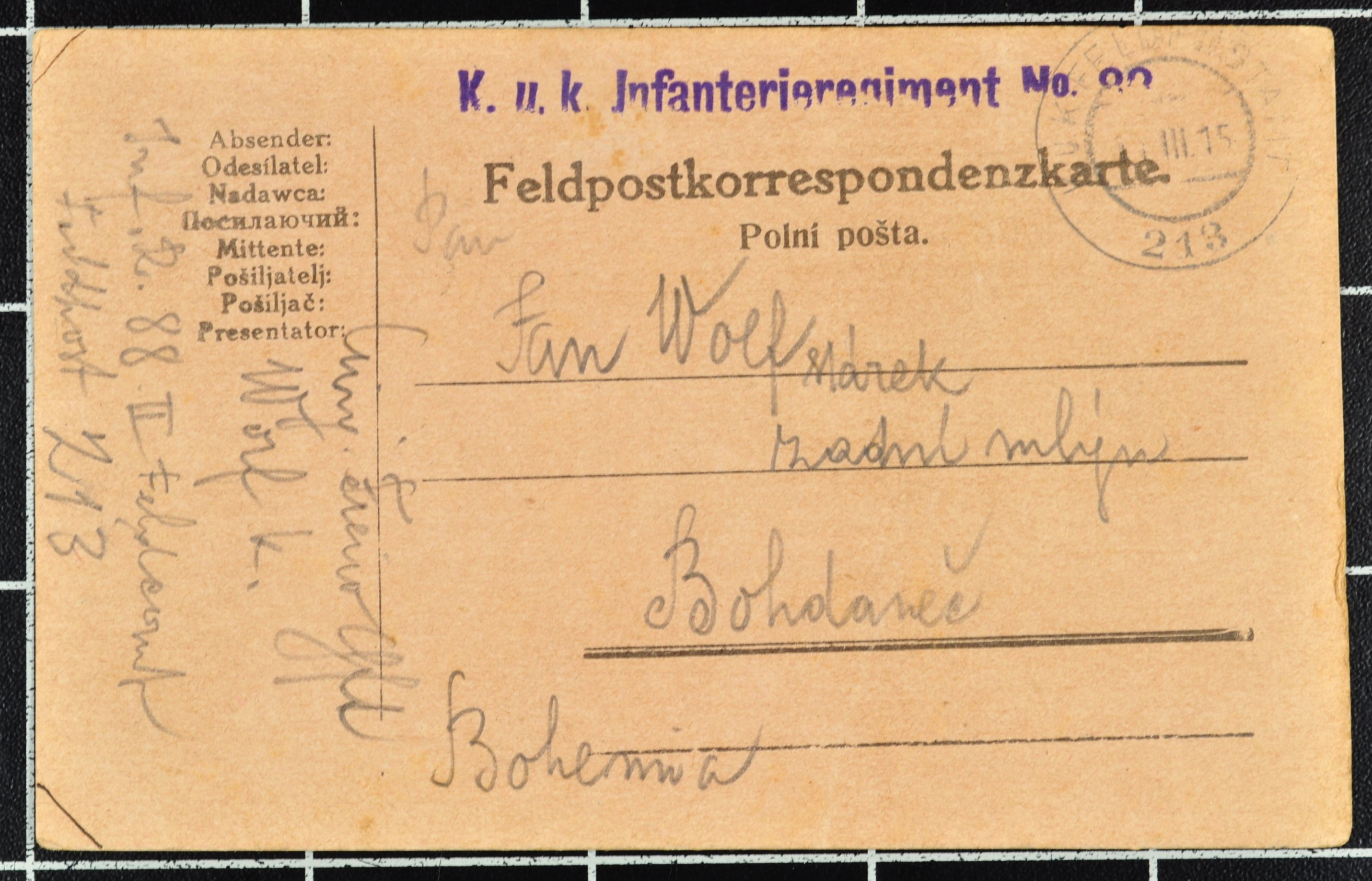 Náhledový obrázek Korespondence Karla Wolfa - 134