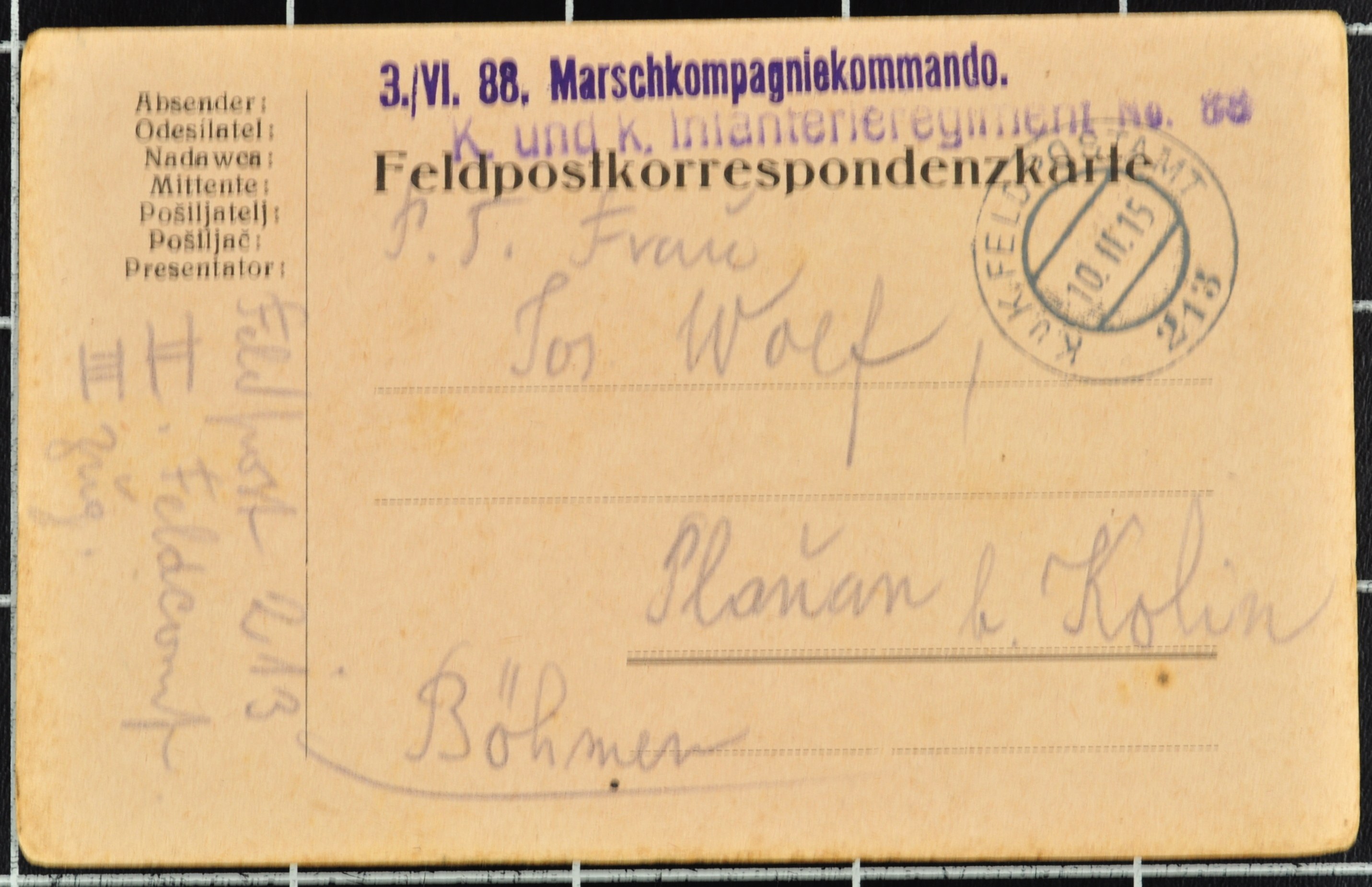 Náhledový obrázek Korespondence Karla Wolfa - 102