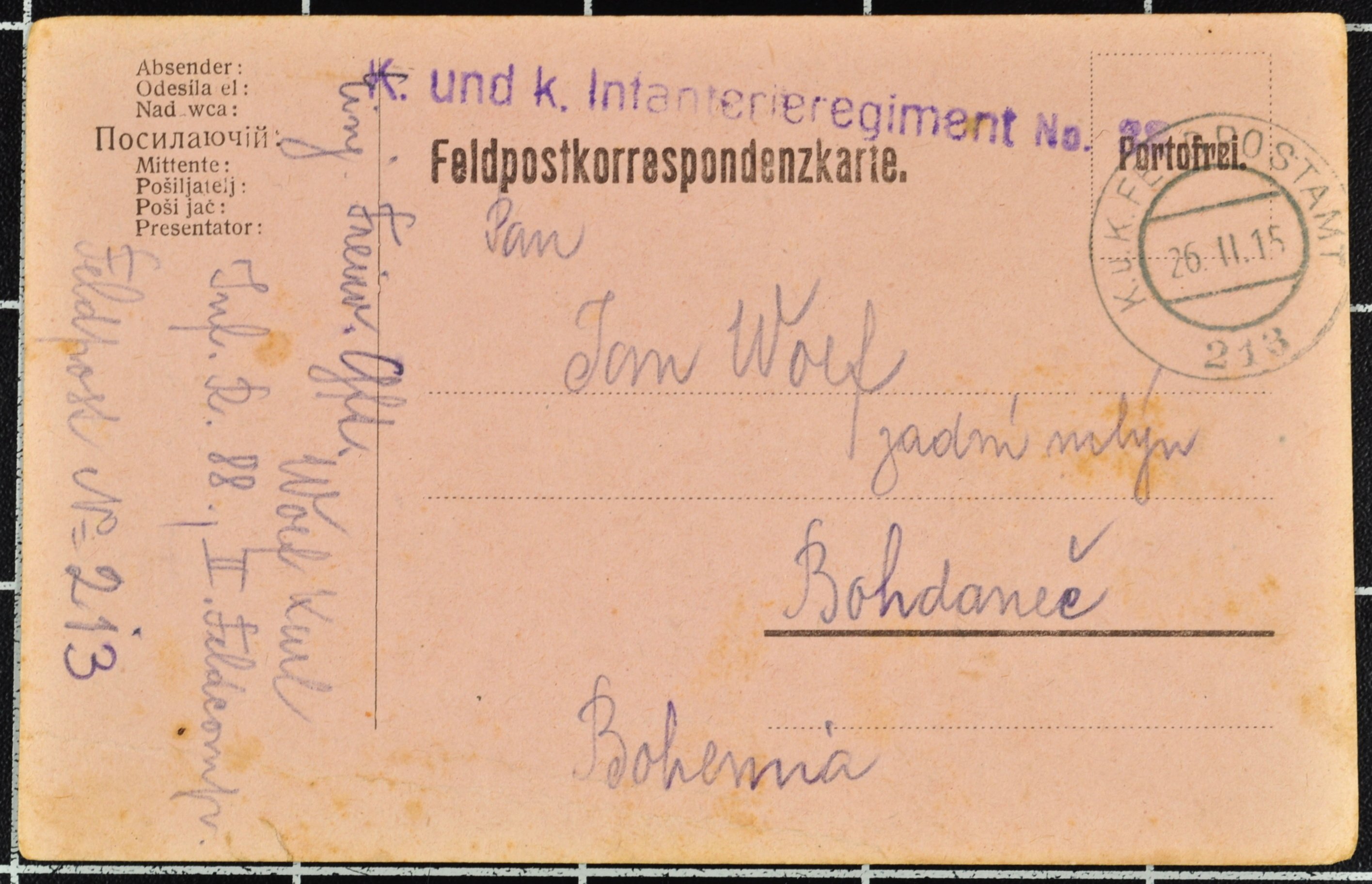 Náhledový obrázek Korespondence Karla Wolfa - 122