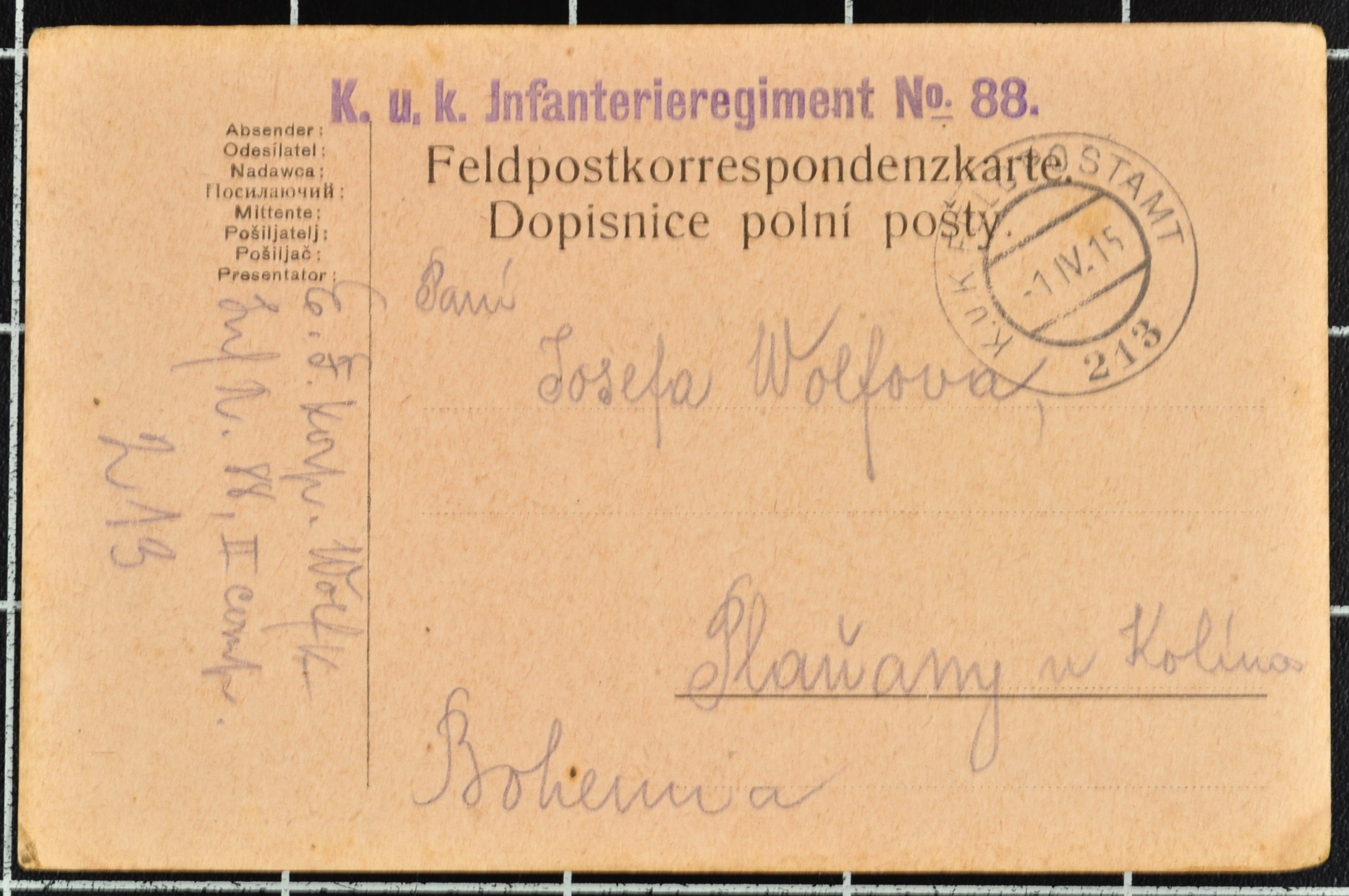 Náhledový obrázek Korespondence Karla Wolfa - 166