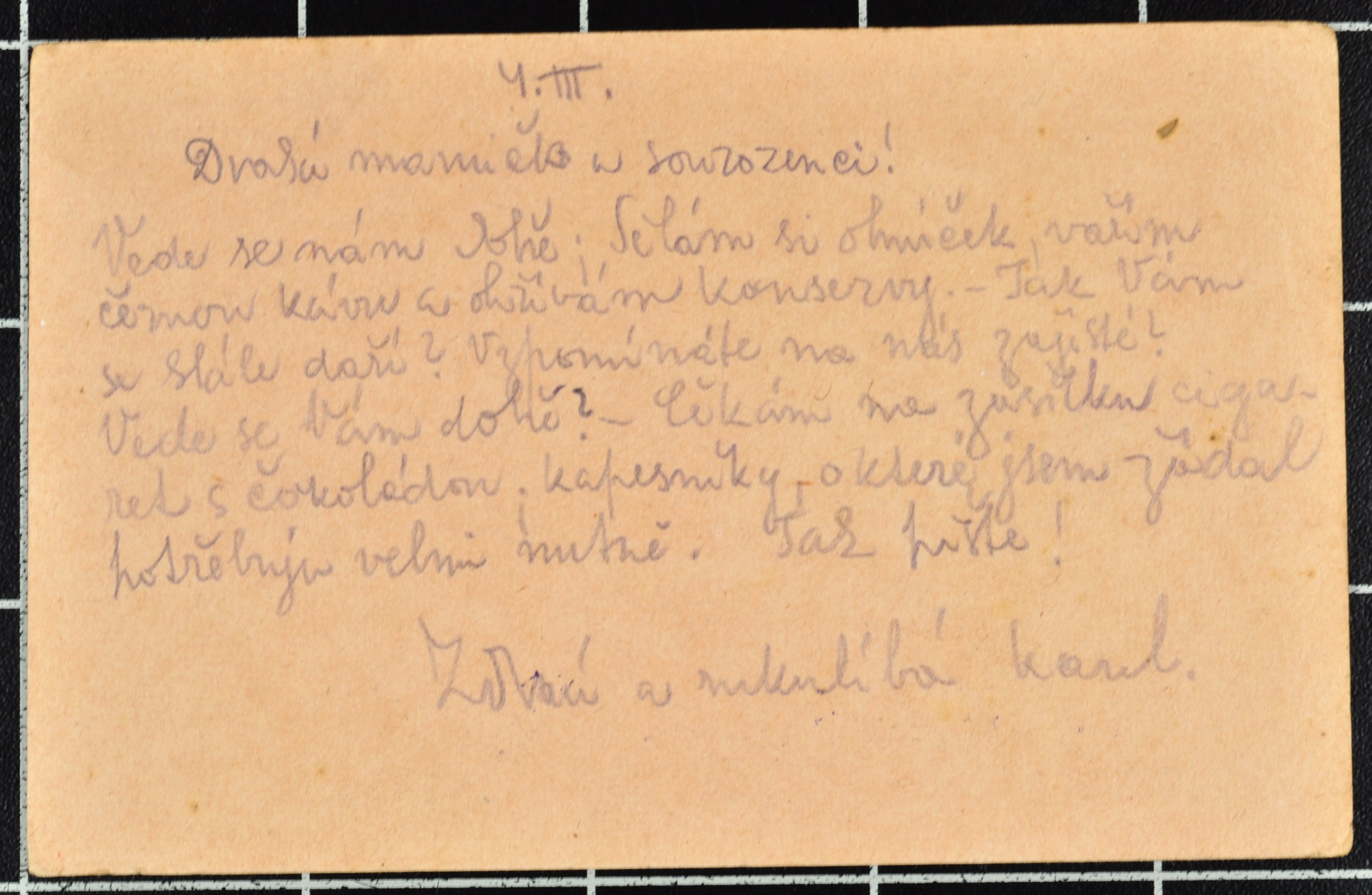Náhledový obrázek Korespondence Karla Wolfa - 127