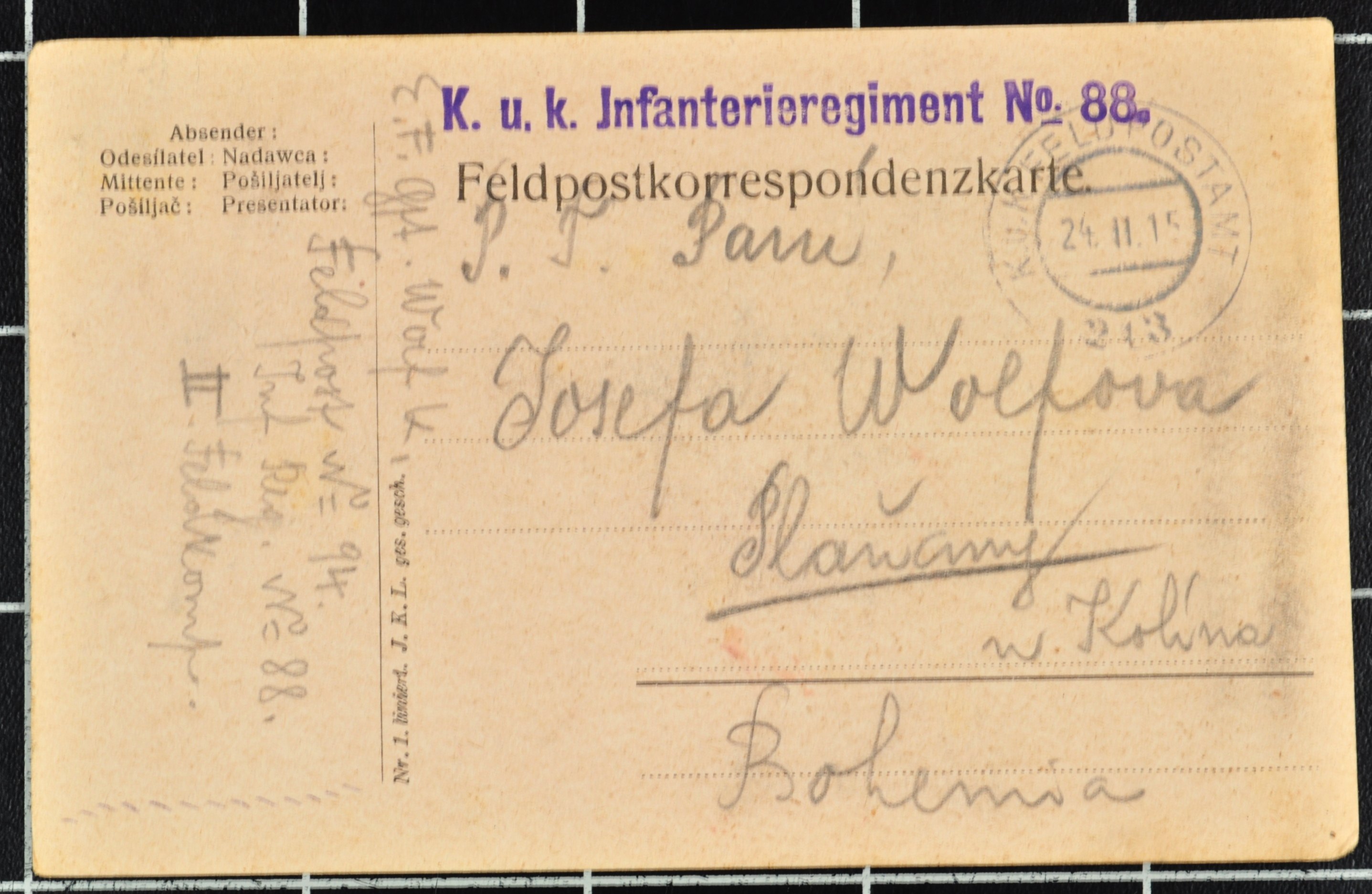 Náhledový obrázek Korespondence Karla Wolfa - 112