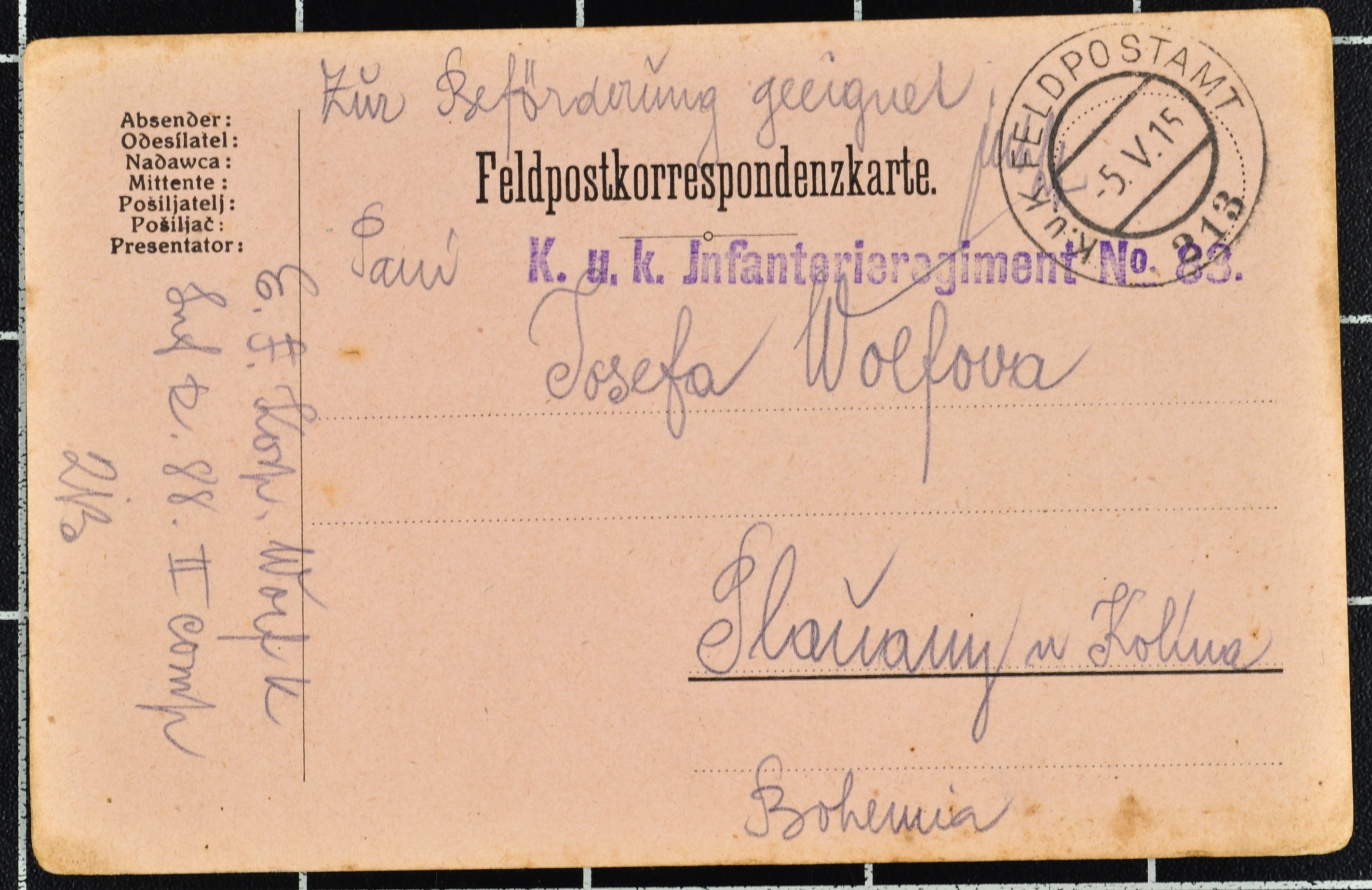 Náhledový obrázek Korespondence Karla Wolfa - 206