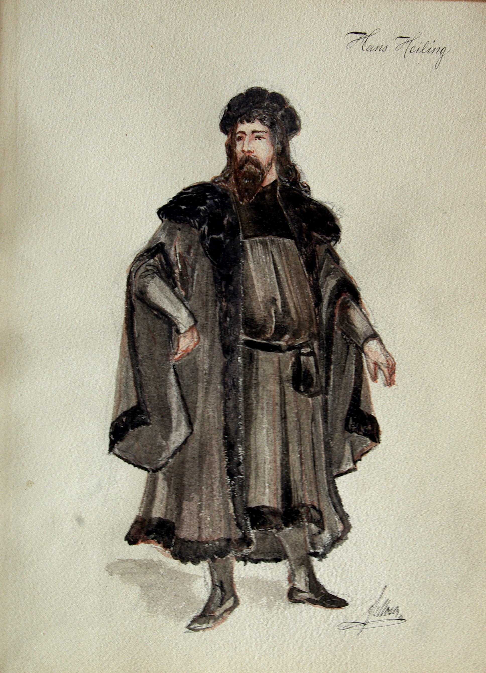 Náhledový obrázek Kostým z opery Hans Heiling (Heinrich Marschner) - 1