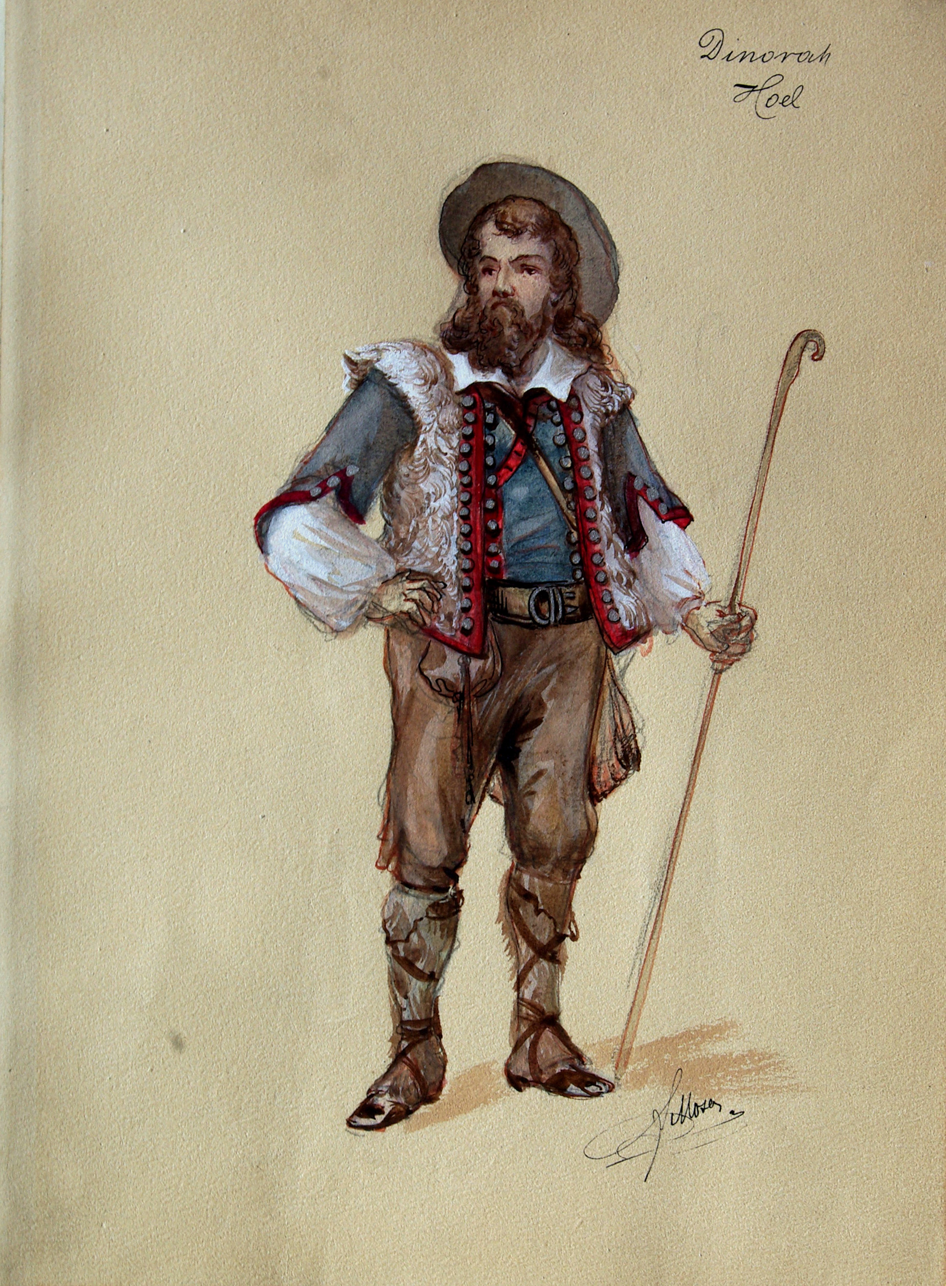 Náhledový obrázek Hoël z opery Dinora (Giacomo Meyerbeer) - 1