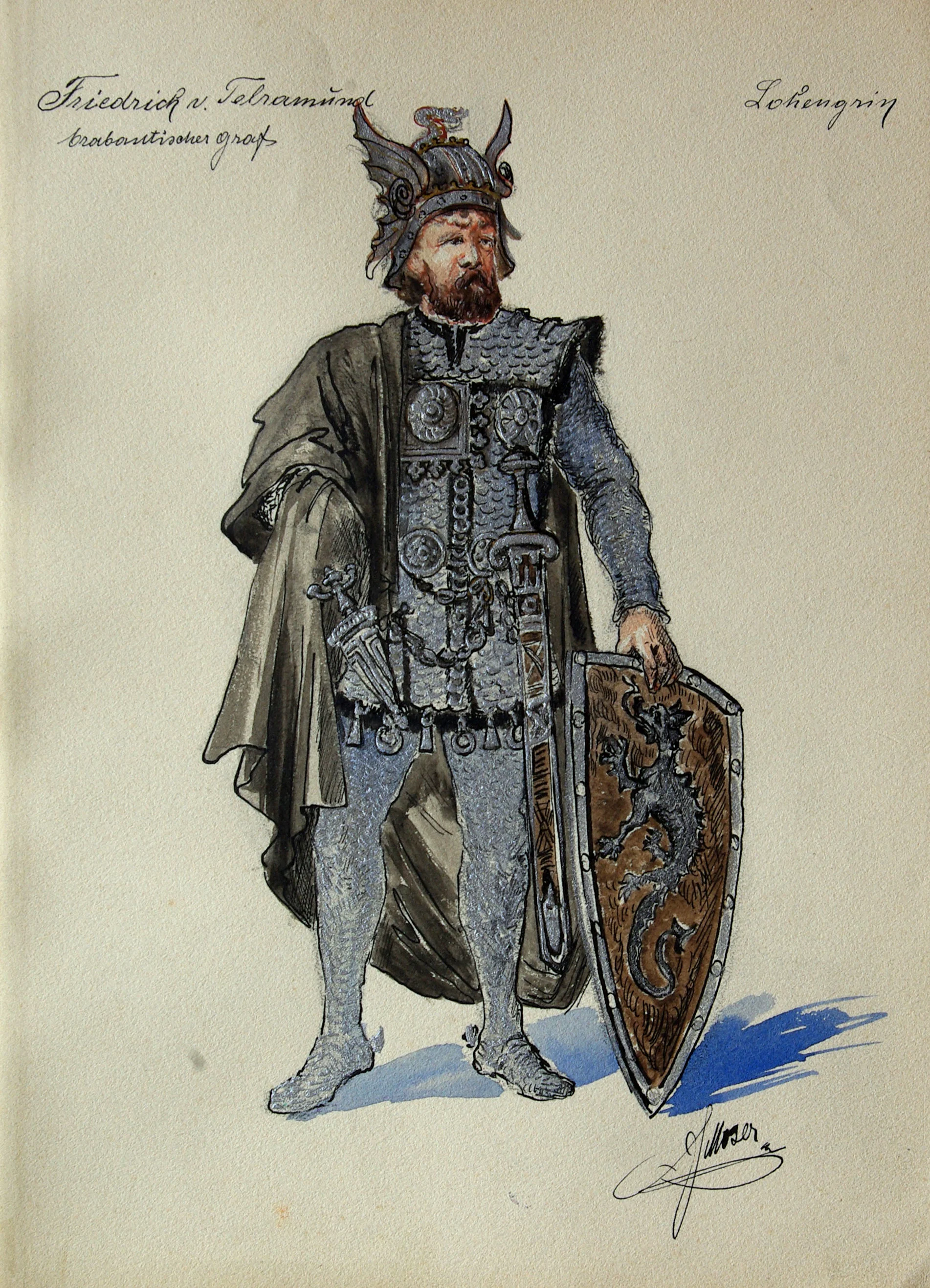 Náhledový obrázek předmětu Friedrich von Telramund z opery Lohengrin (Richard Wagner)