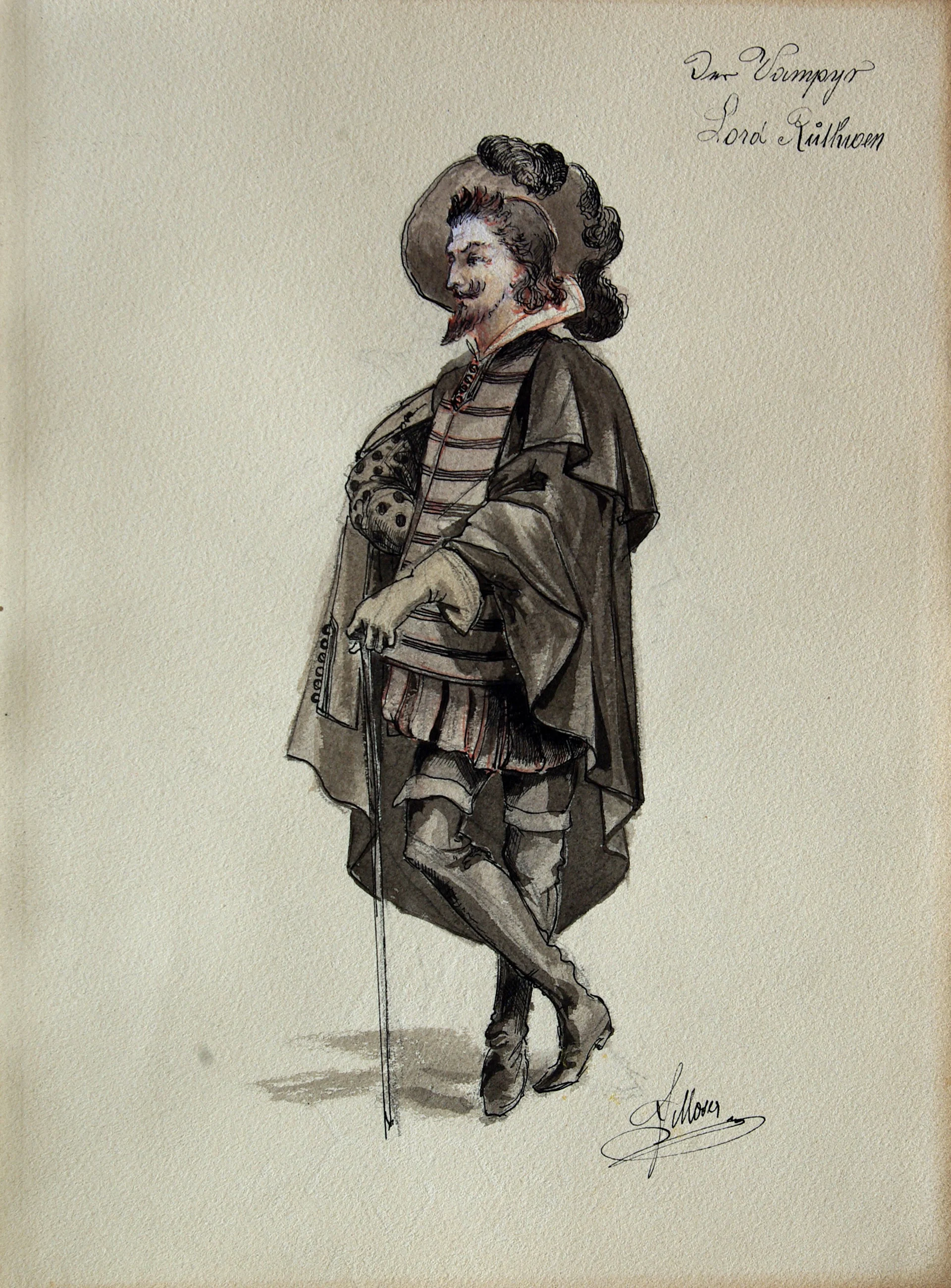Náhledový obrázek předmětu Lord Ruthven z opery Vampýr (Heinrich Marschner)
