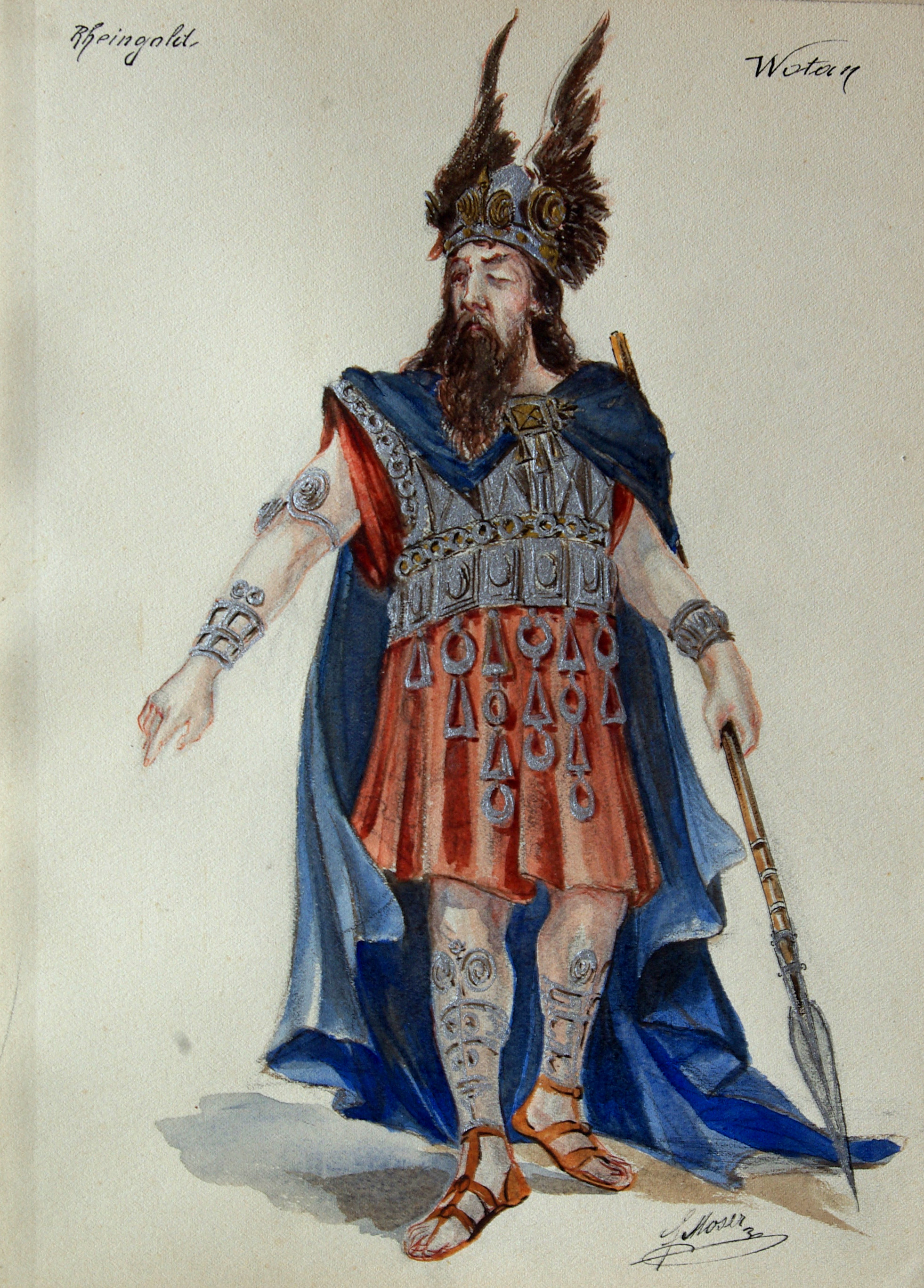 Náhledový obrázek Wotan z opery Zlato Rýna (Richard Wagner) - 1