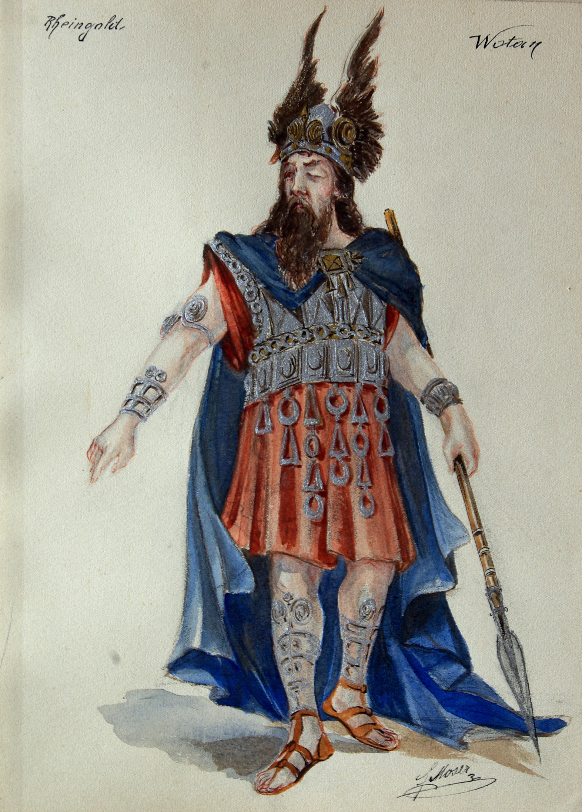 Náhledový obrázek předmětu Wotan z opery Zlato Rýna (Richard Wagner)