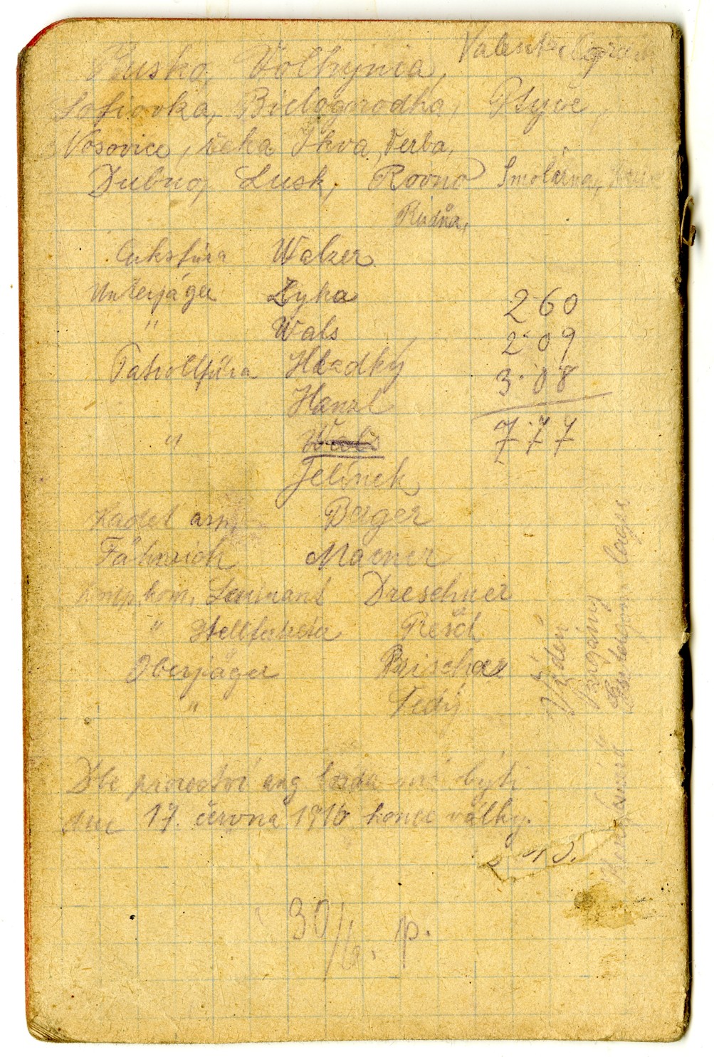 Náhledový obrázek Zápisníky Jana Václava - 136