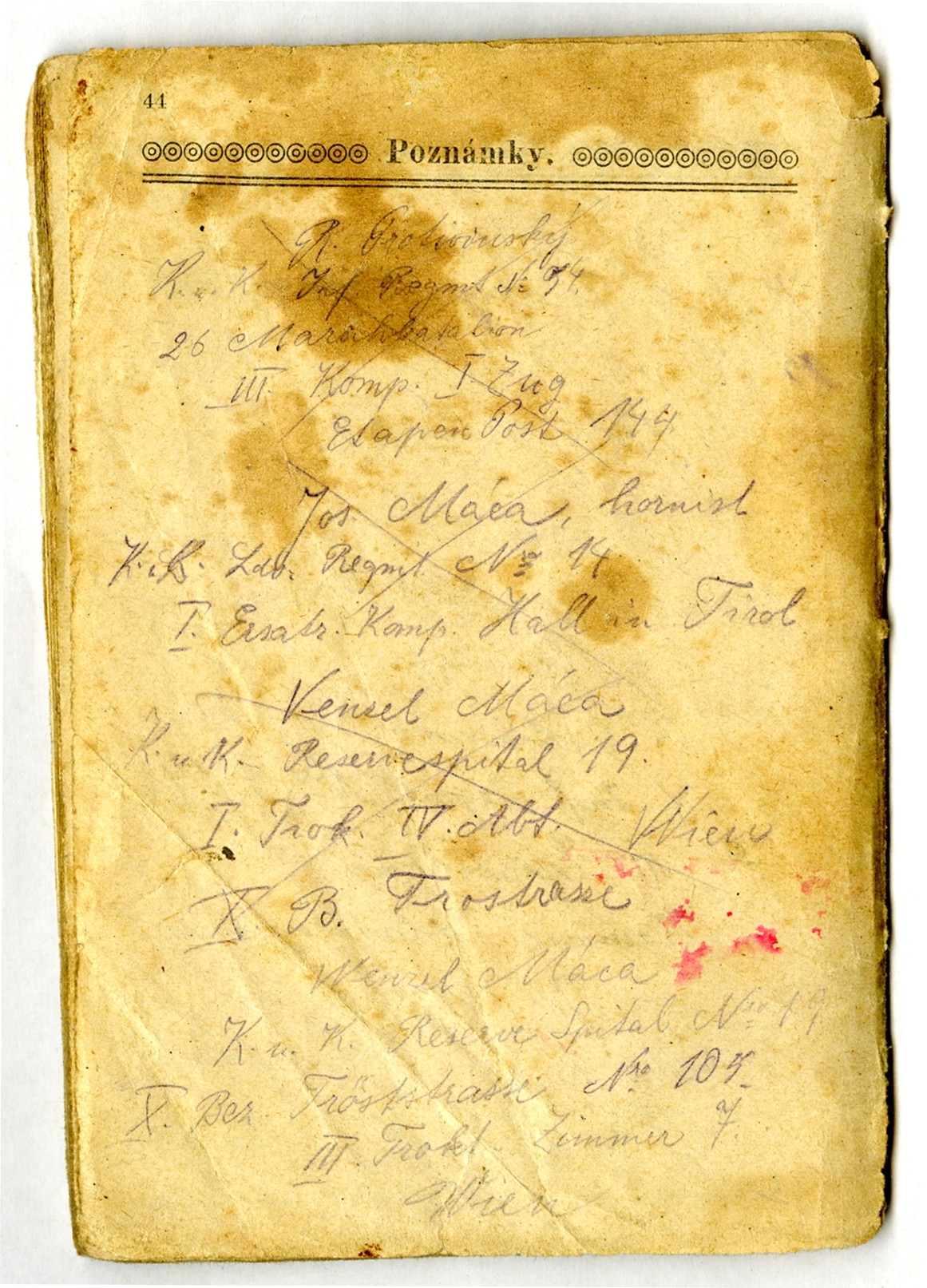 Náhledový obrázek Zápisníky Jana Václava - 156