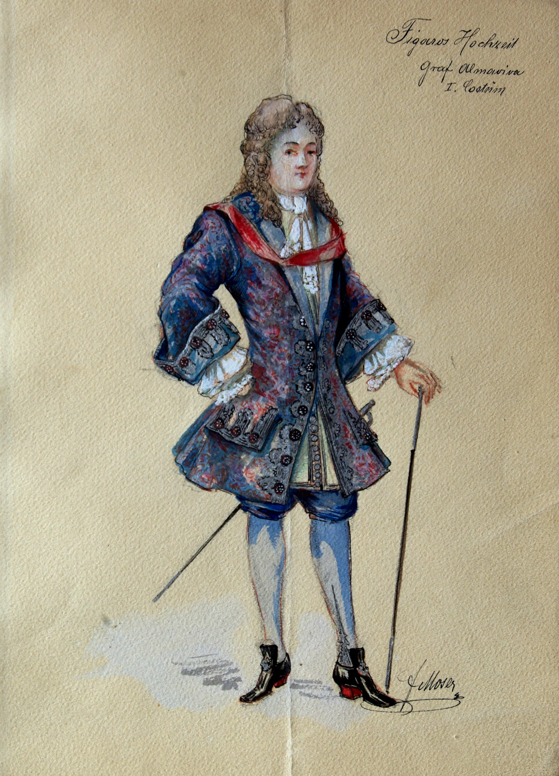 Náhledový obrázek předmětu Graf Almaviva z opery Figarova svatba (W. A. Mozart)