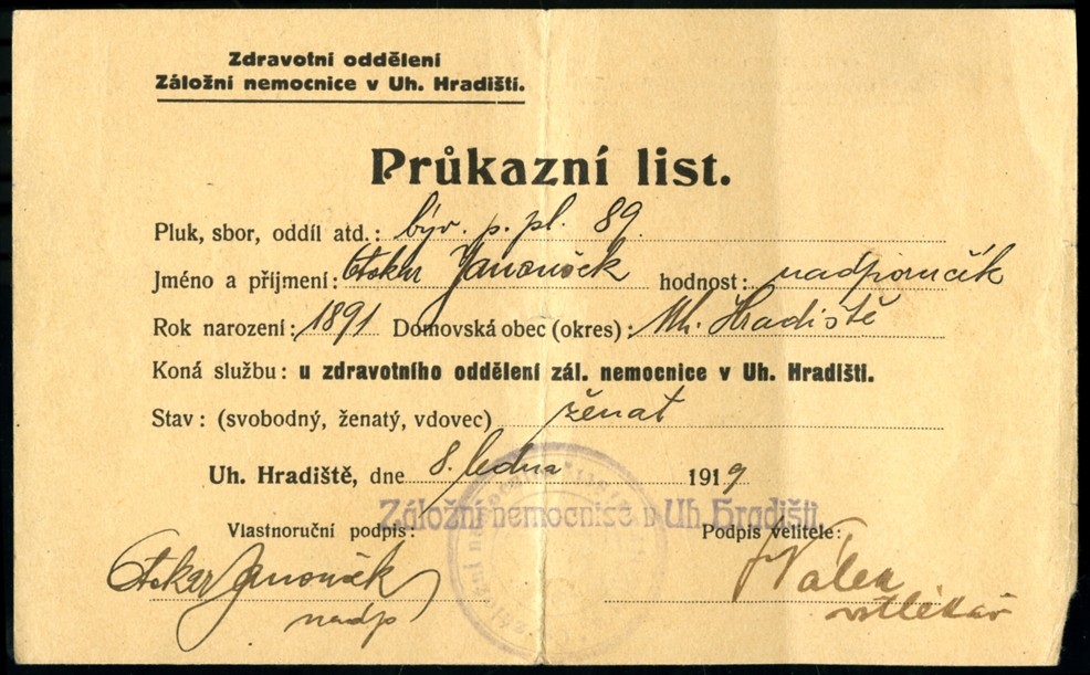 Náhledový obrázek Dokumenty Otakara Janouška - 7