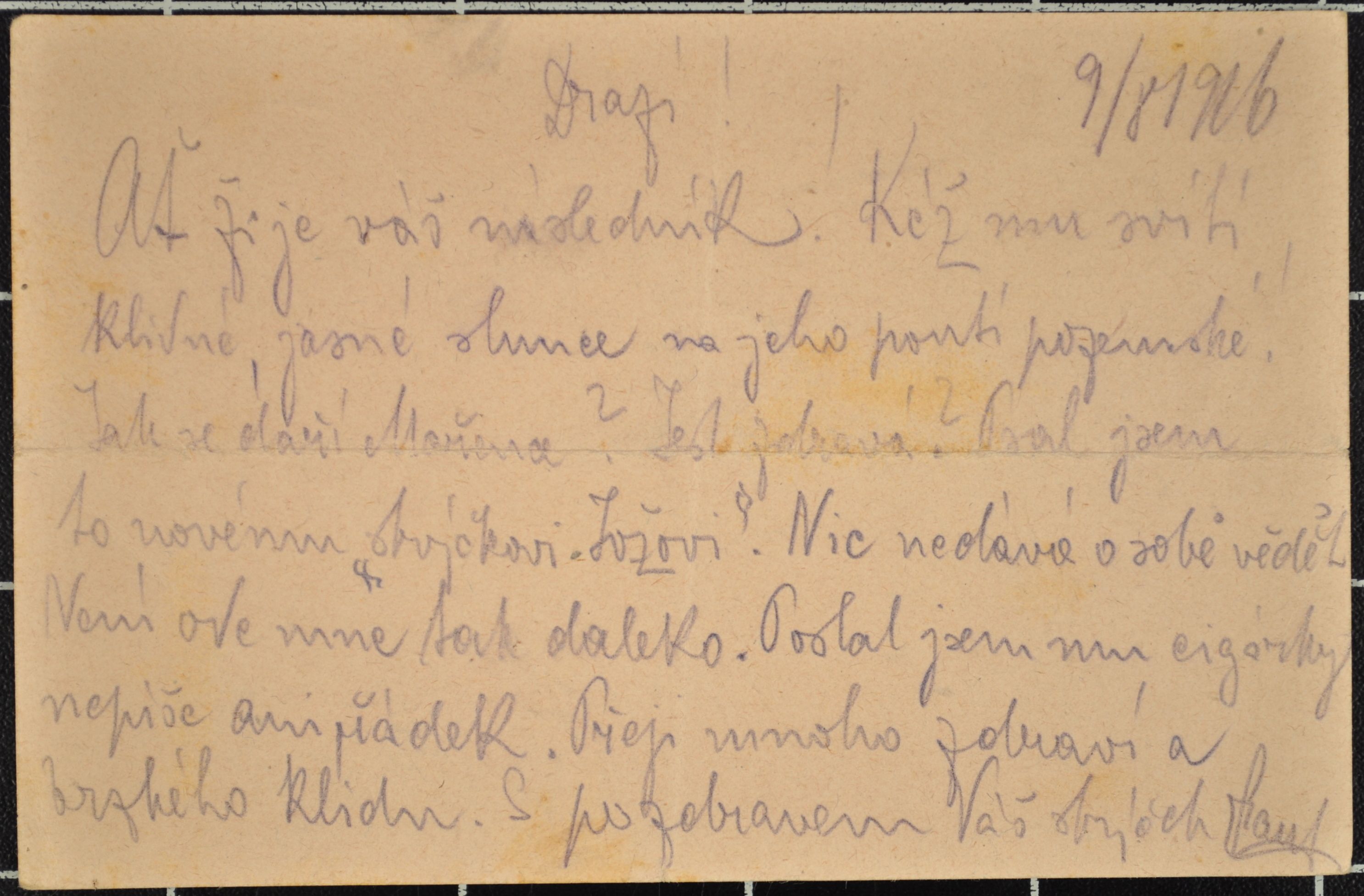 Náhledový obrázek Korespondence Josefa Skopala - 13