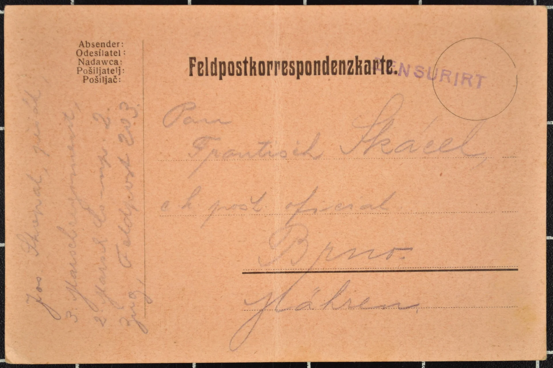 Náhledový obrázek předmětu Korespondence Josefa Skopala