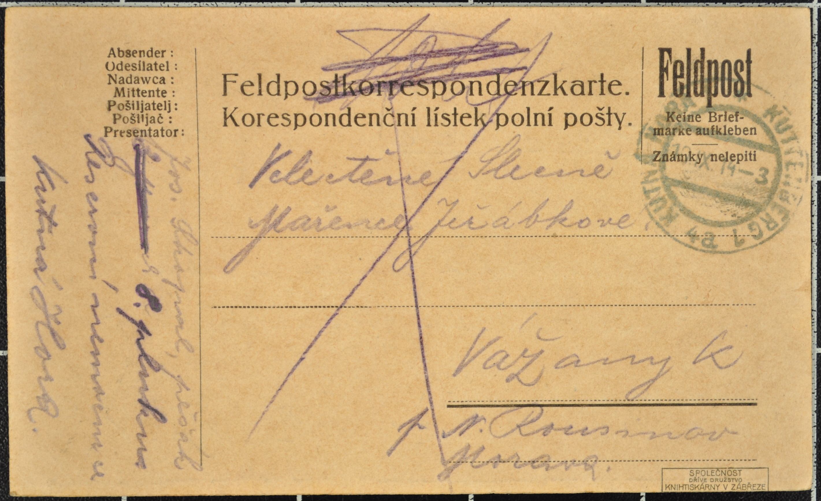 Náhledový obrázek Korespondence Josefa Skopala - 38