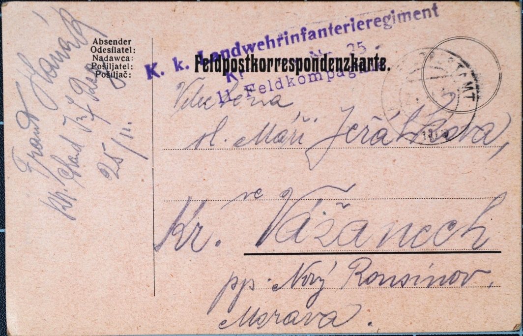 Náhledový obrázek Korespondence Františka Hanáka - 24