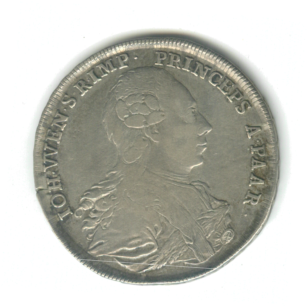 Náhledový obrázek Tolar a půltolar Jana Václava Paara z roku 1771 - 4