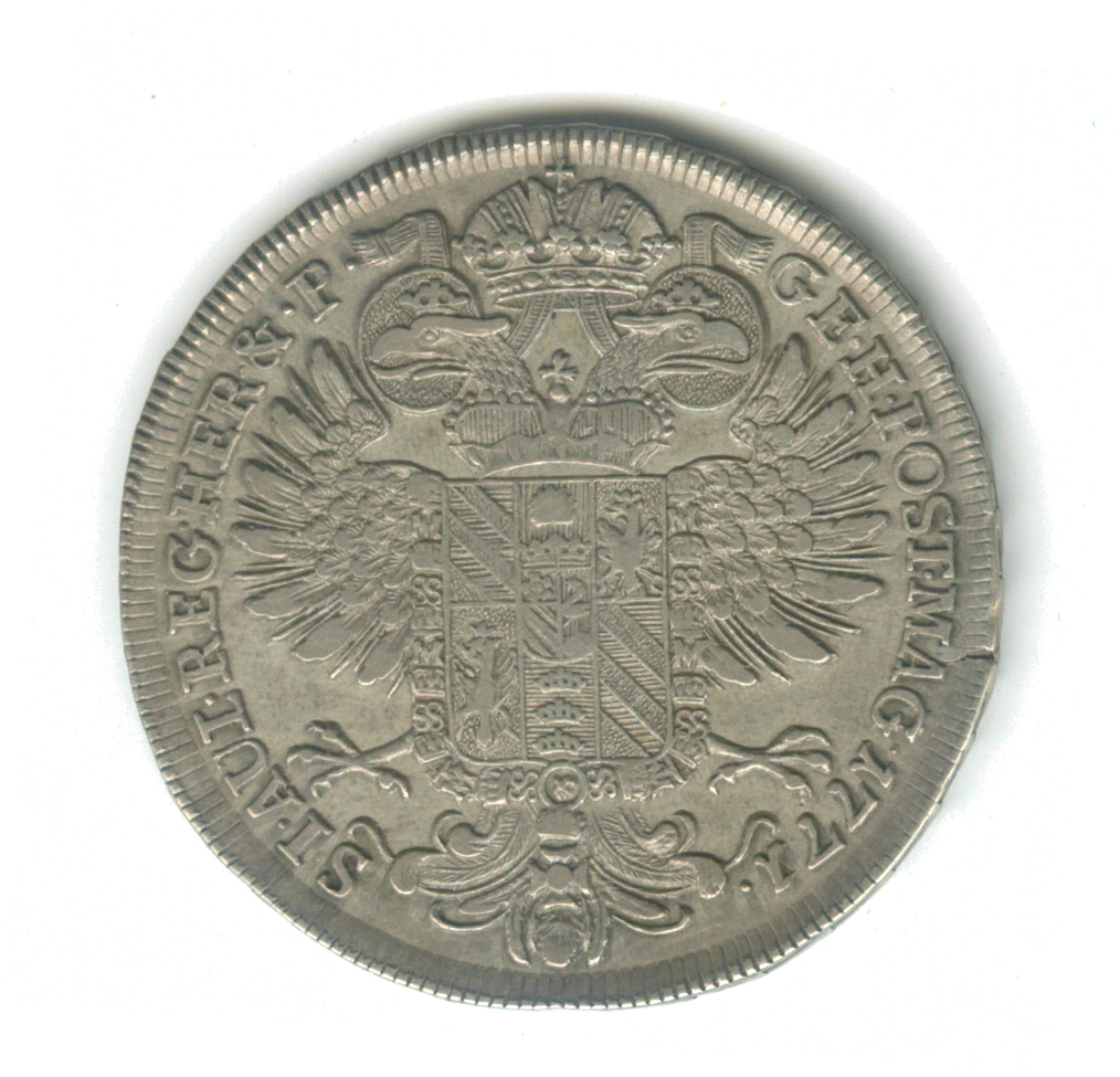 Náhledový obrázek Tolar a půltolar Jana Václava Paara z roku 1771 - 1