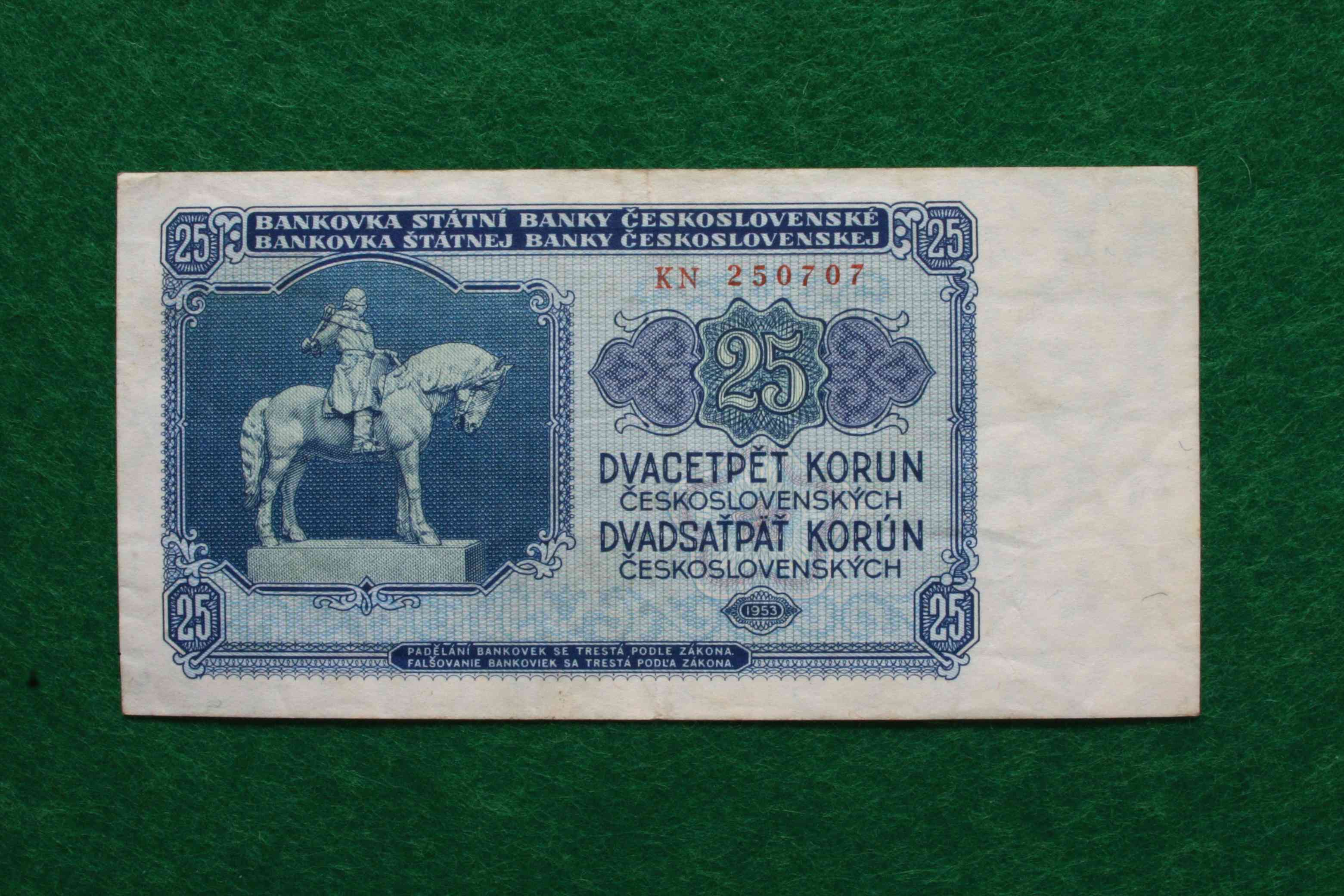 Náhledový obrázek 25 Kčs - 1