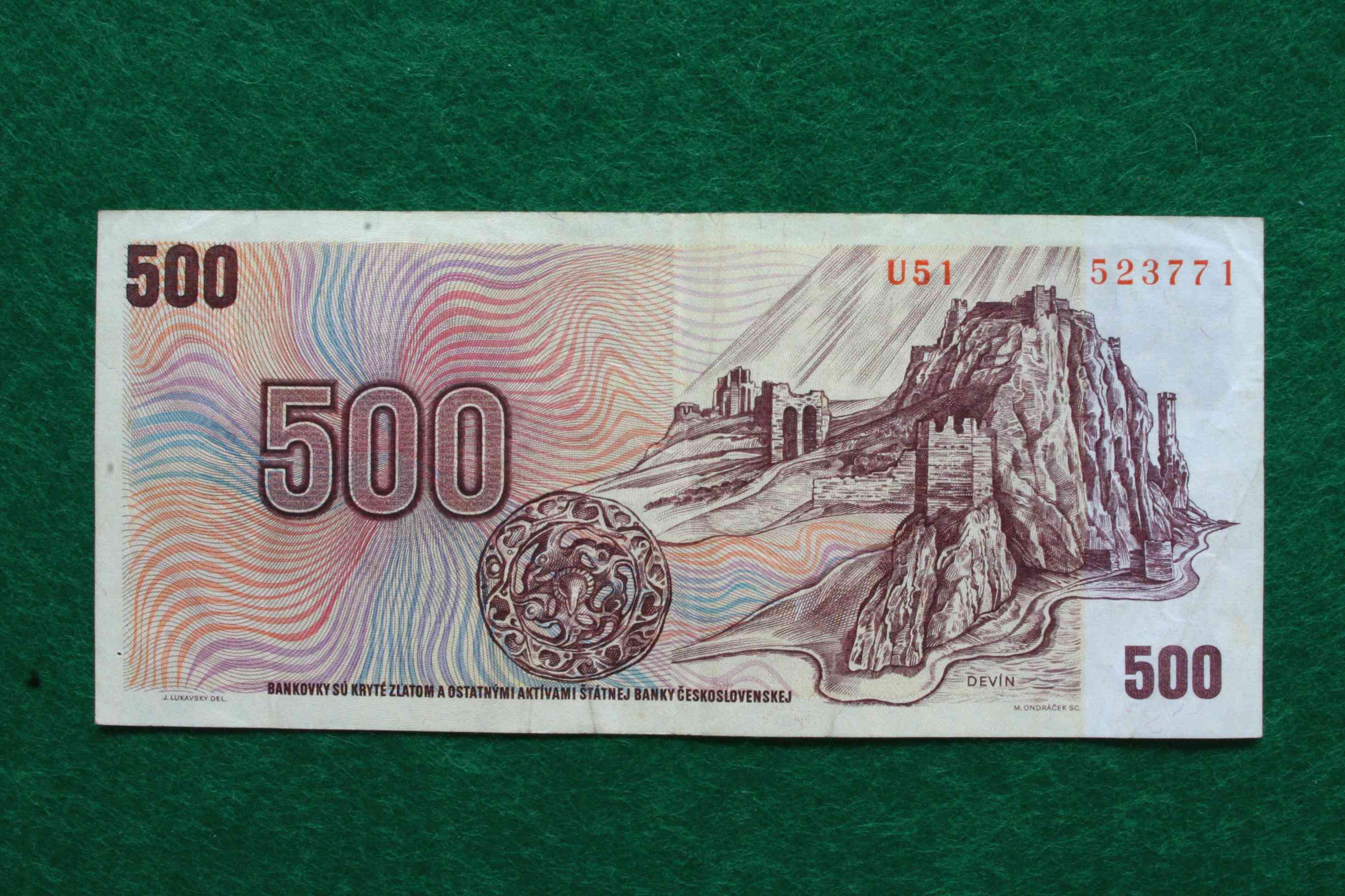 Náhledový obrázek 500 Kčs - 2