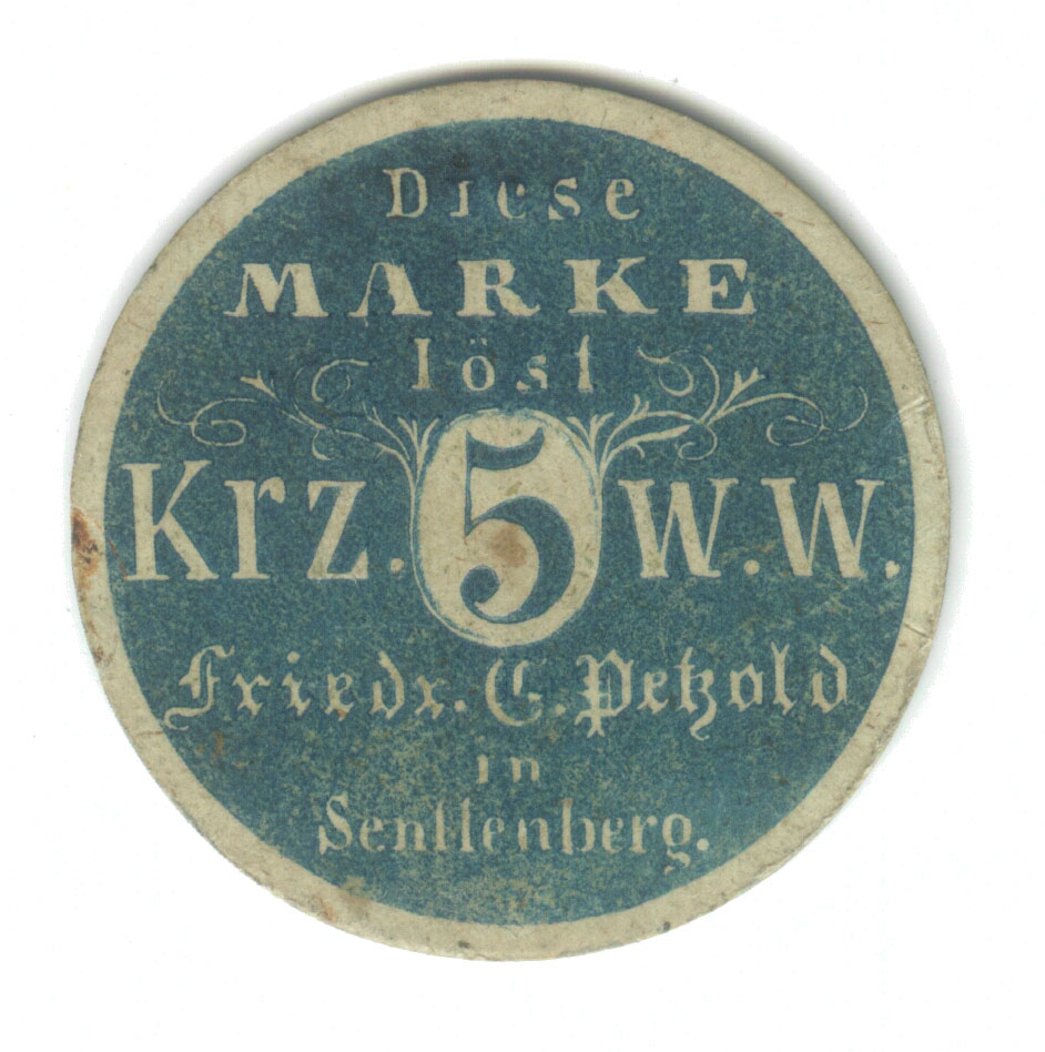 Náhledový obrázek Nouzový 5krejcar 1848-1849 ze Žamberka - 2
