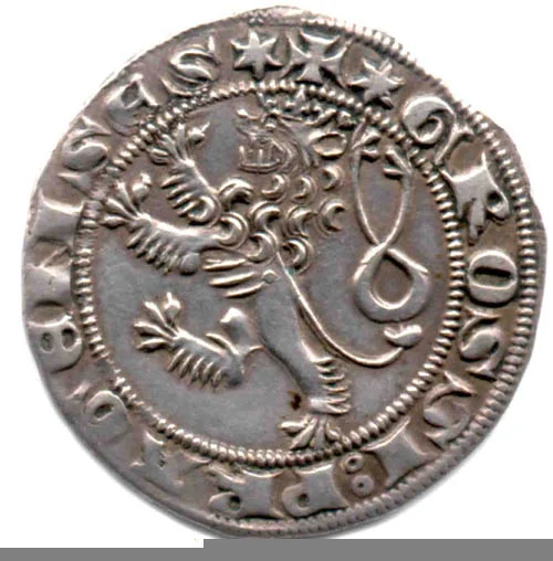 Náhledový obrázek předmětu Pražský groš Václava II. (1283-1305)