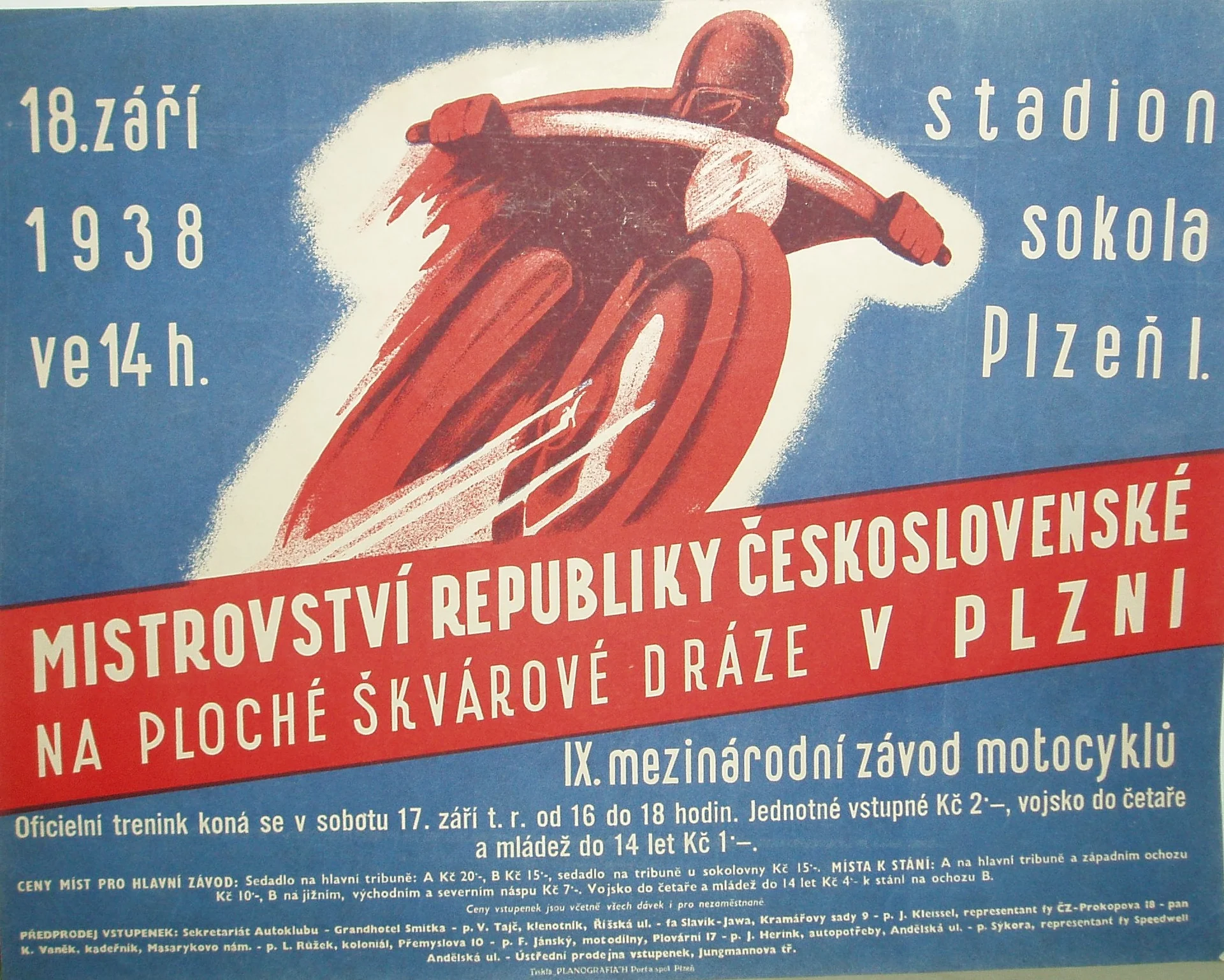 Náhledový obrázek předmětu Mistrovství RČS na ploché dráze v Plzni