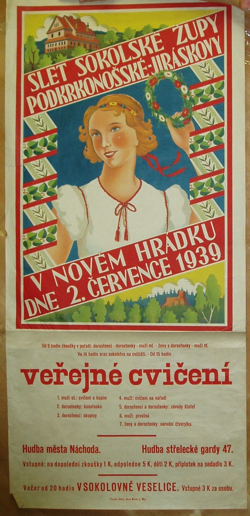 Náhledový obrázek Sokolská župa Podkrkonošská. Sokolský župní slet - 2