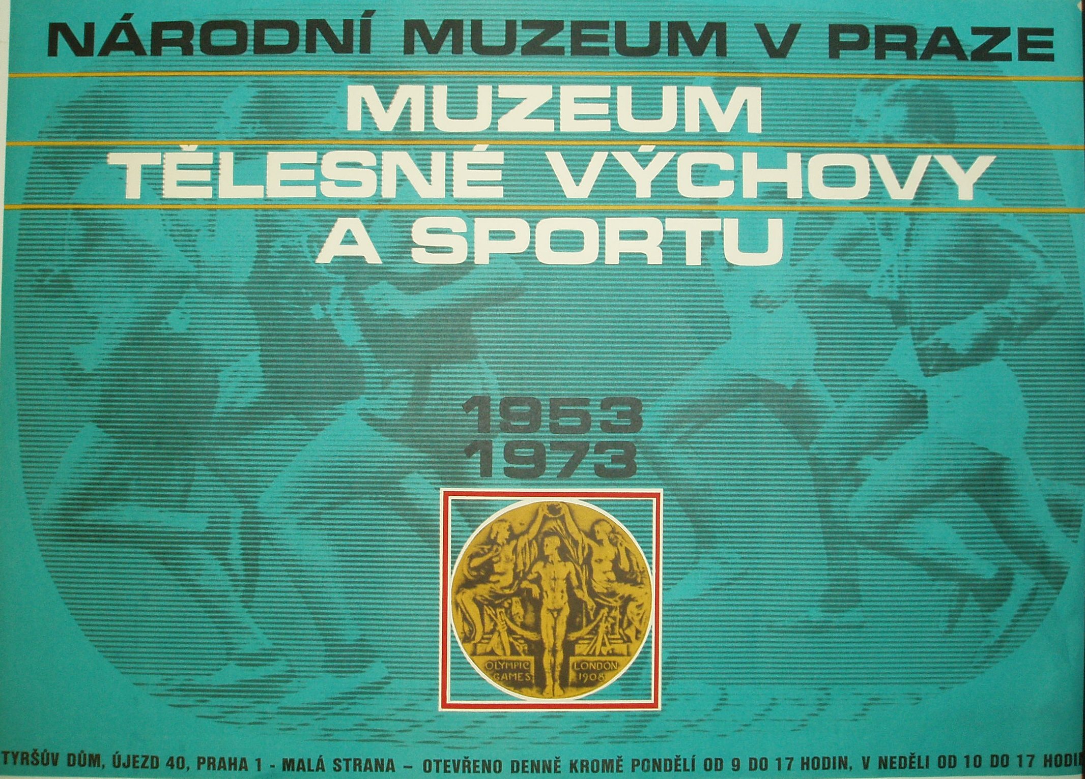 Náhledový obrázek Plakát k výročí Muzea tělesné výchovy a sportu - 1