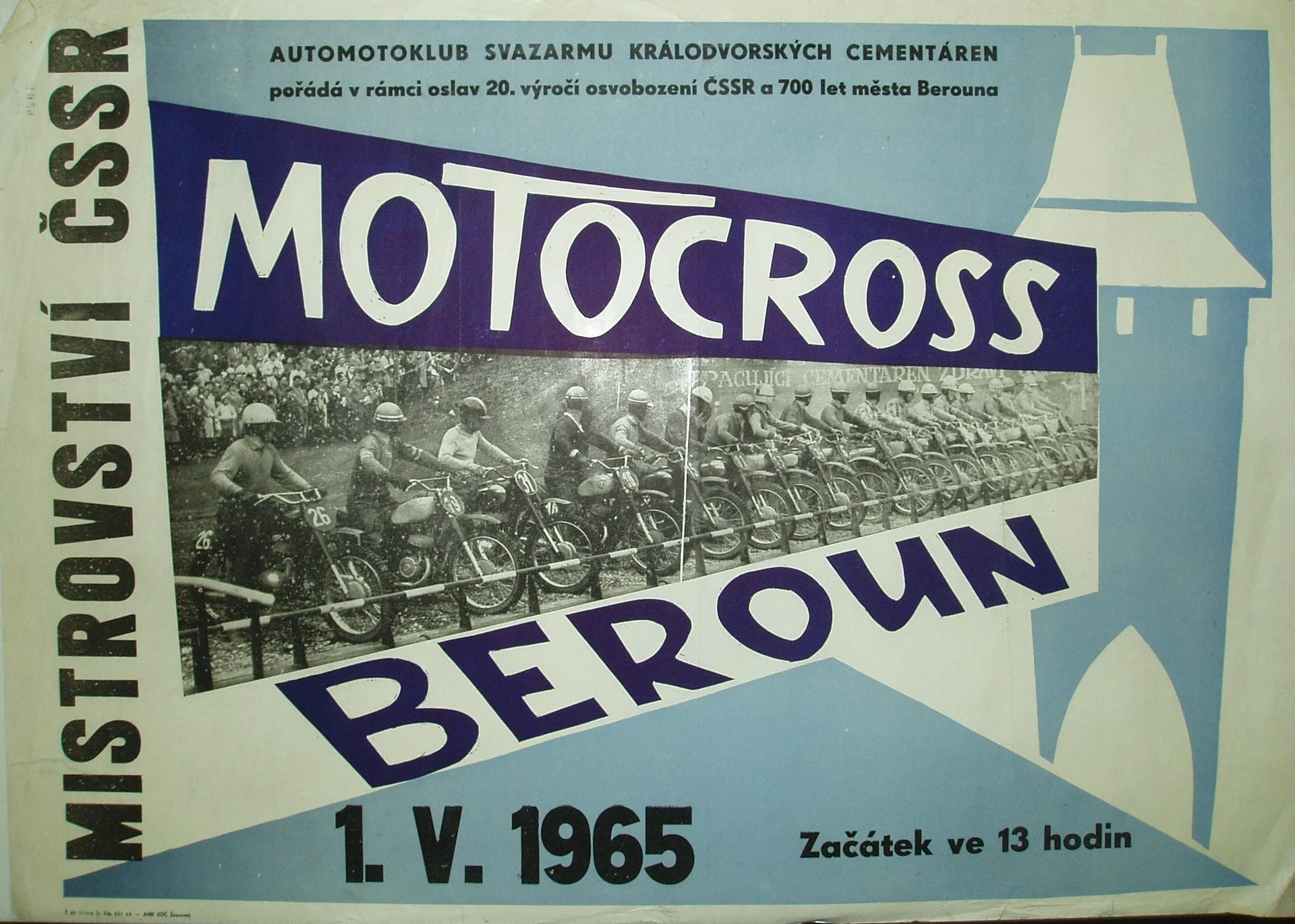 Náhledový obrázek předmětu Mistrovství ČSSR. Motocross. Beroun