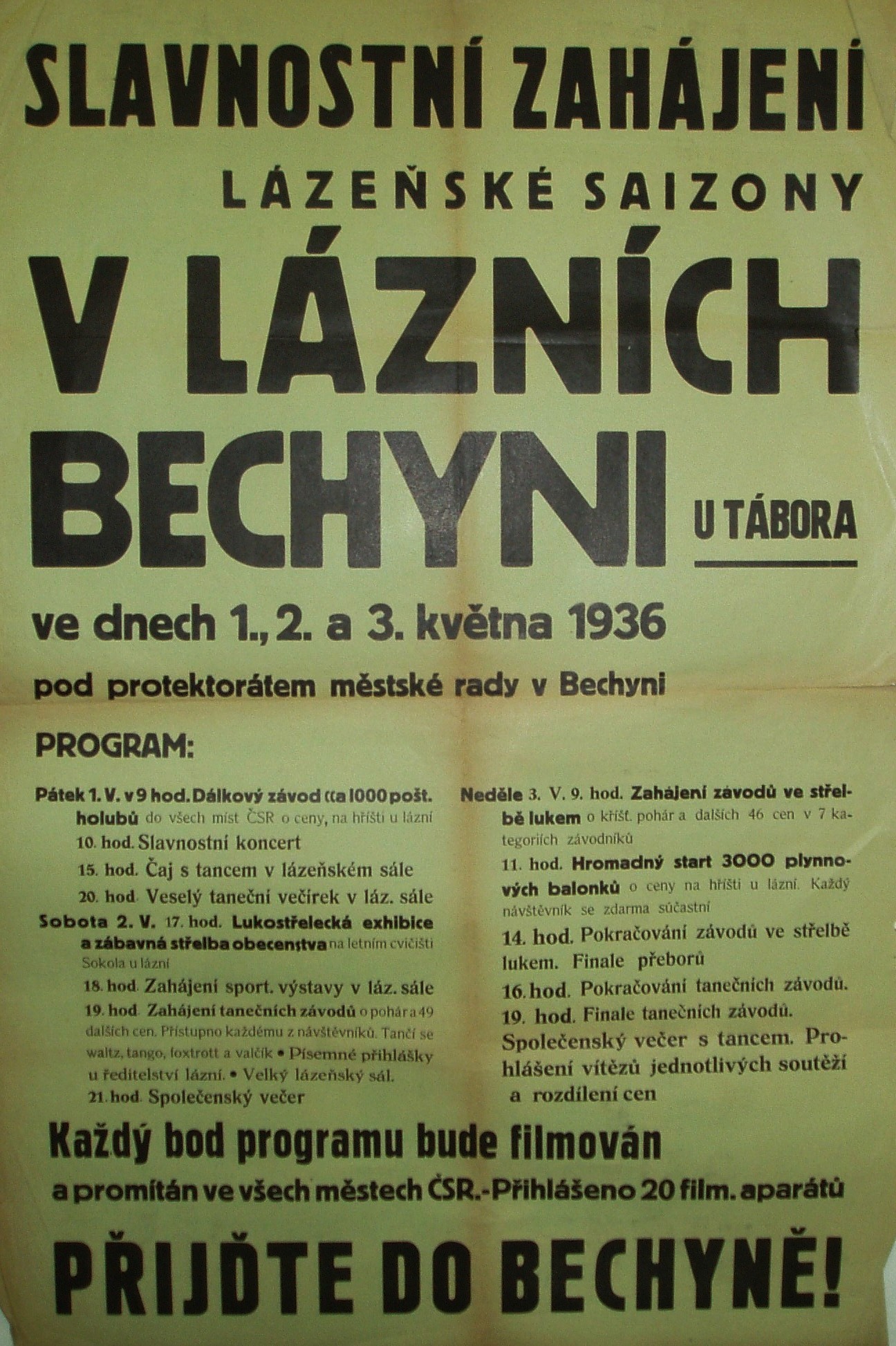 Náhledový obrázek Slavnostní zahájení lázeňské sezóny - 1