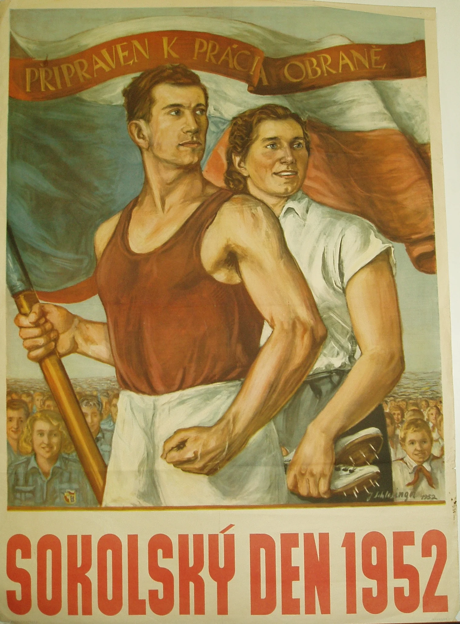 Náhledový obrázek předmětu Sokolský den 1952