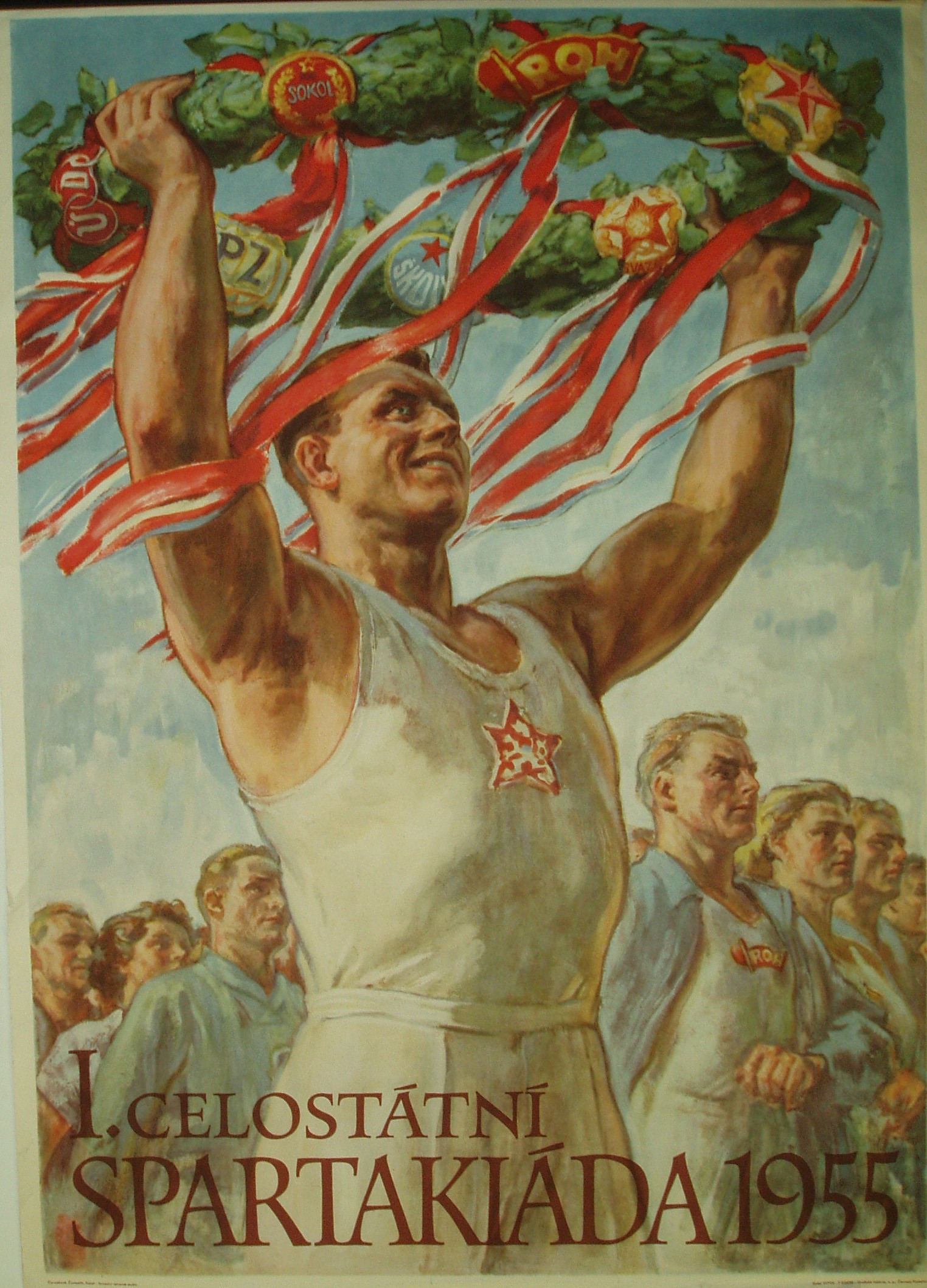 Náhledový obrázek Československá spartakiáda 1955 - 1