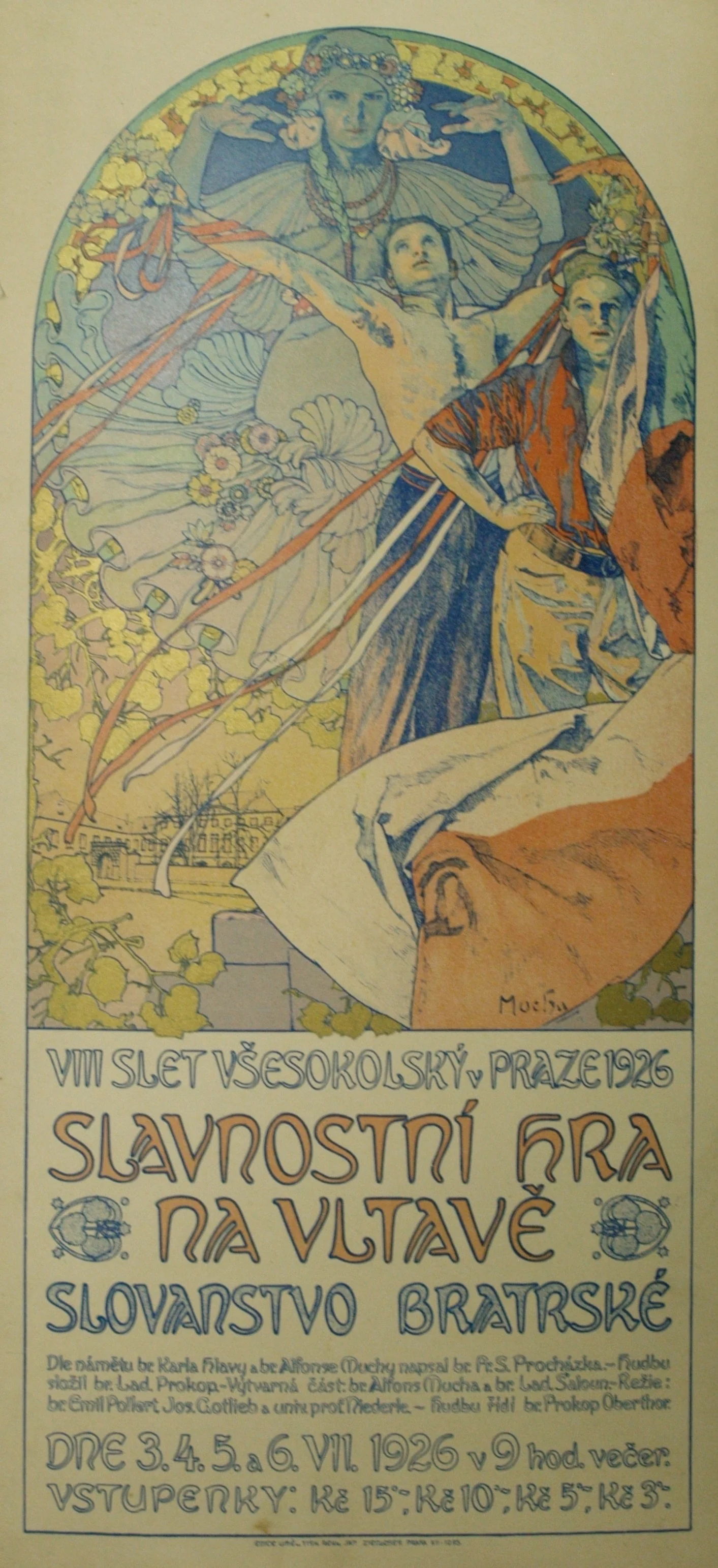 Náhledový obrázek předmětu Slavnostní hra na Vltavě. VIII. všesokolský slet