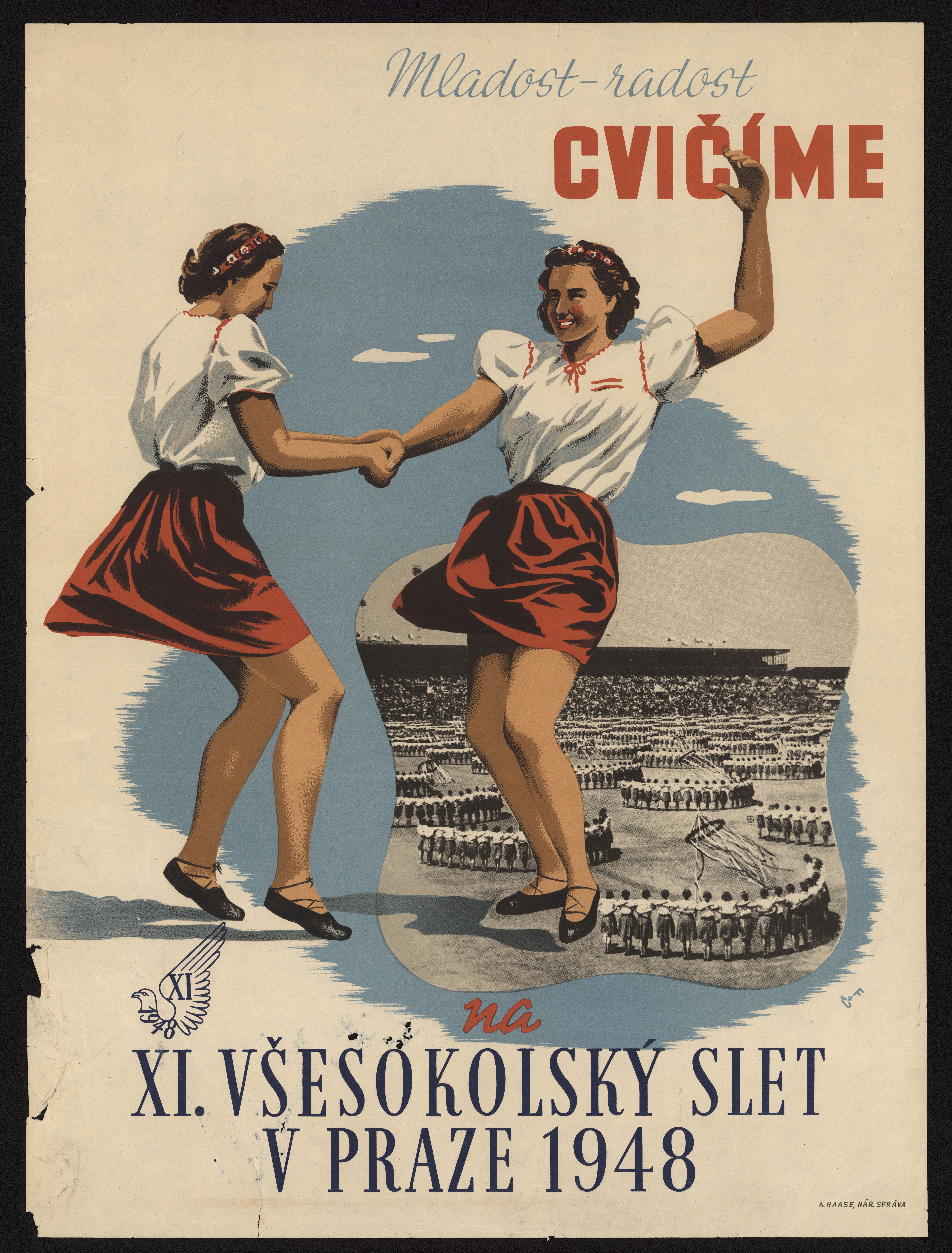 Náhledový obrázek Cvičíme na XI. všesokolský slet - 1