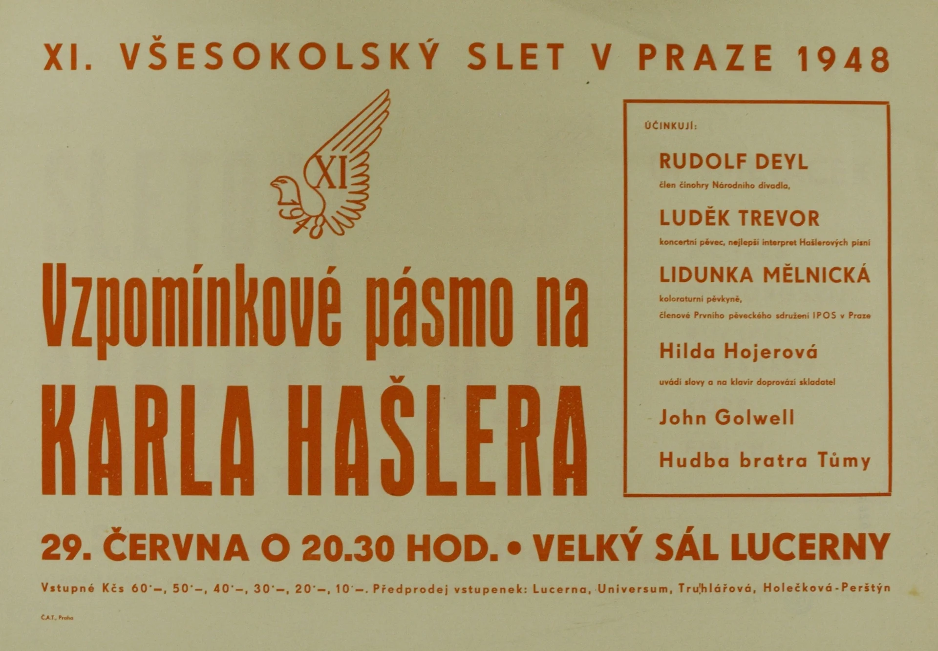 Náhledový obrázek předmětu Vzpomínkové pásmo na Karla Hašlera