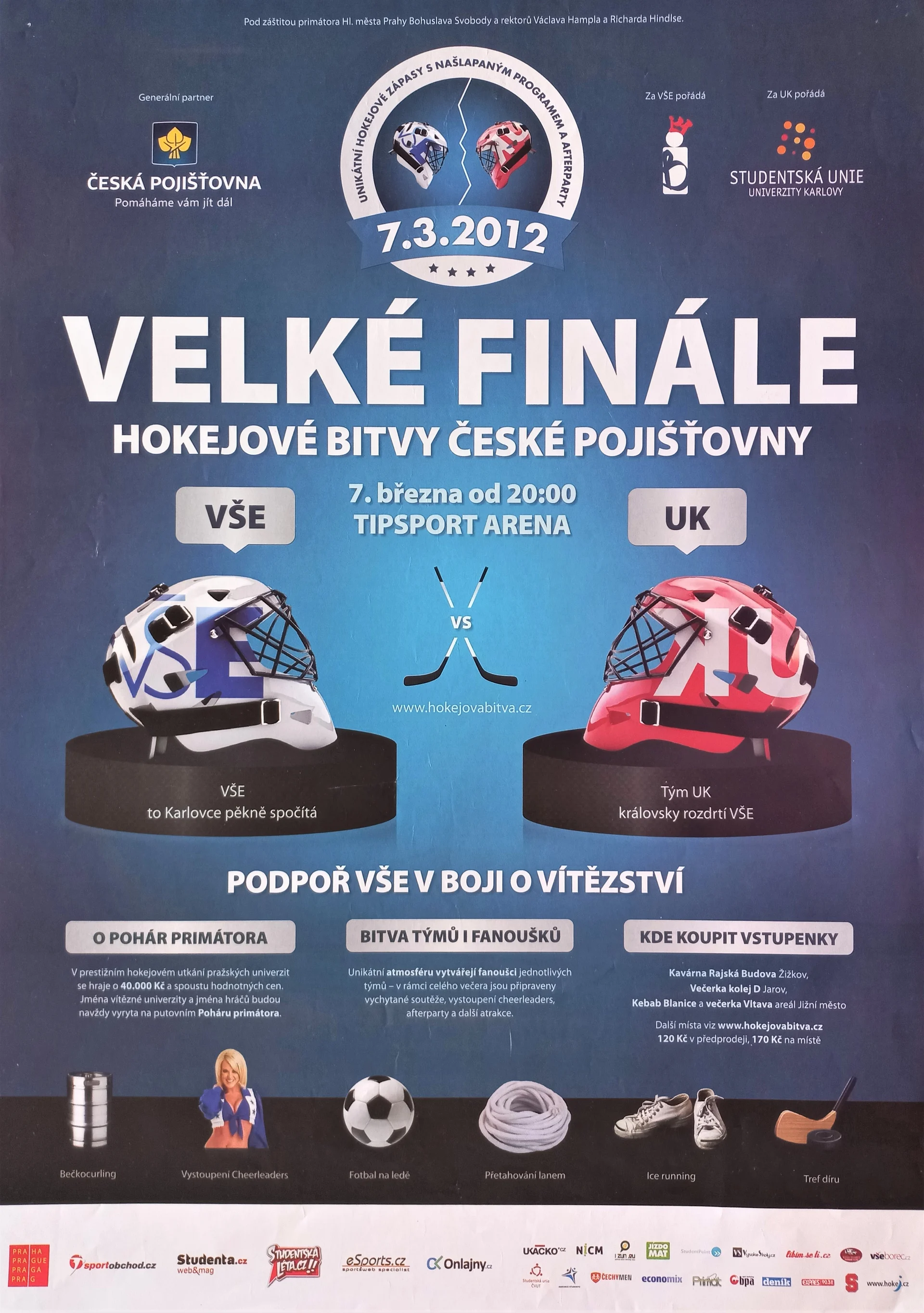 Náhledový obrázek předmětu Hokejová bitva univerzit. Velké finále