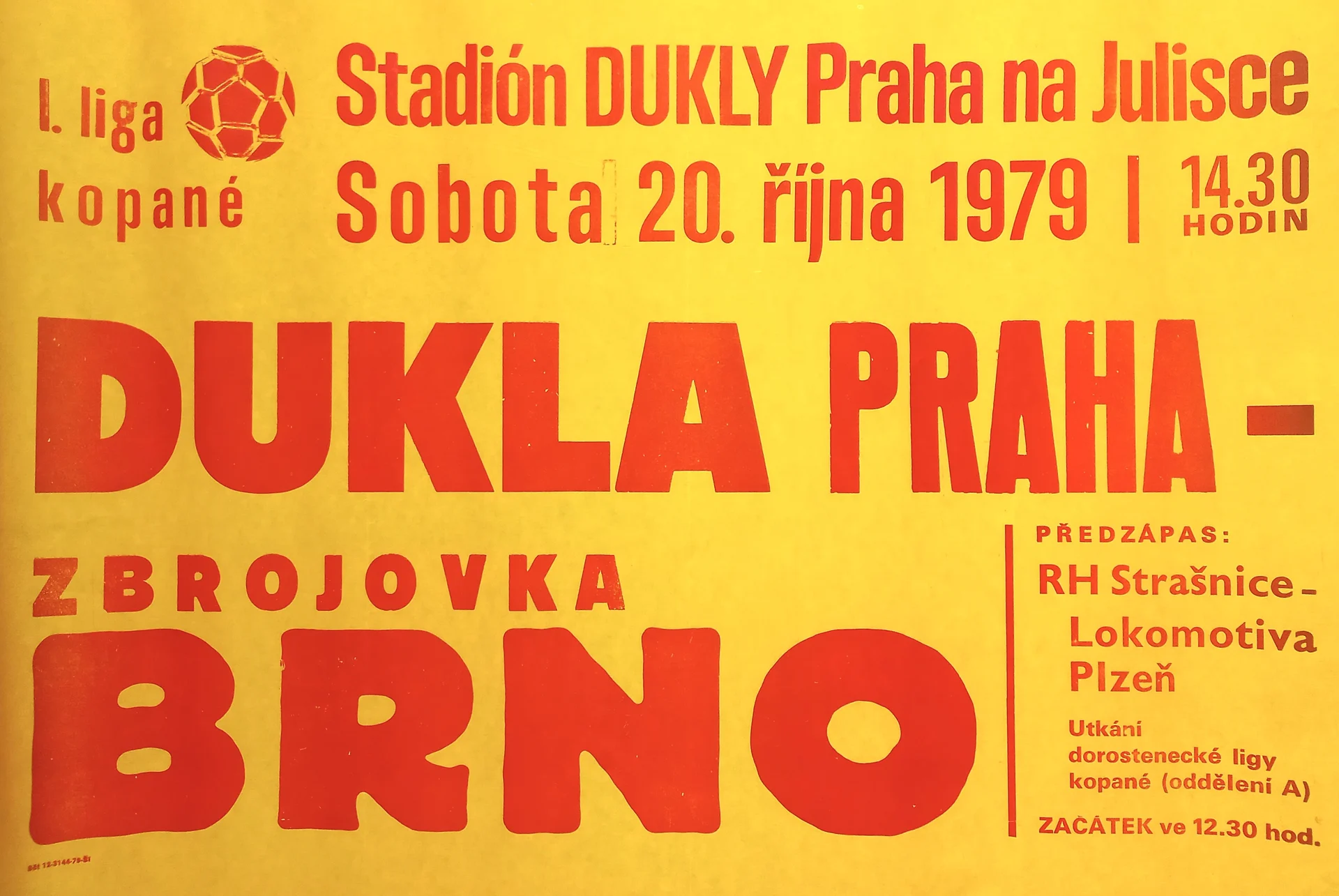 Náhledový obrázek předmětu Dukla Praha - Zbrojovka Brno