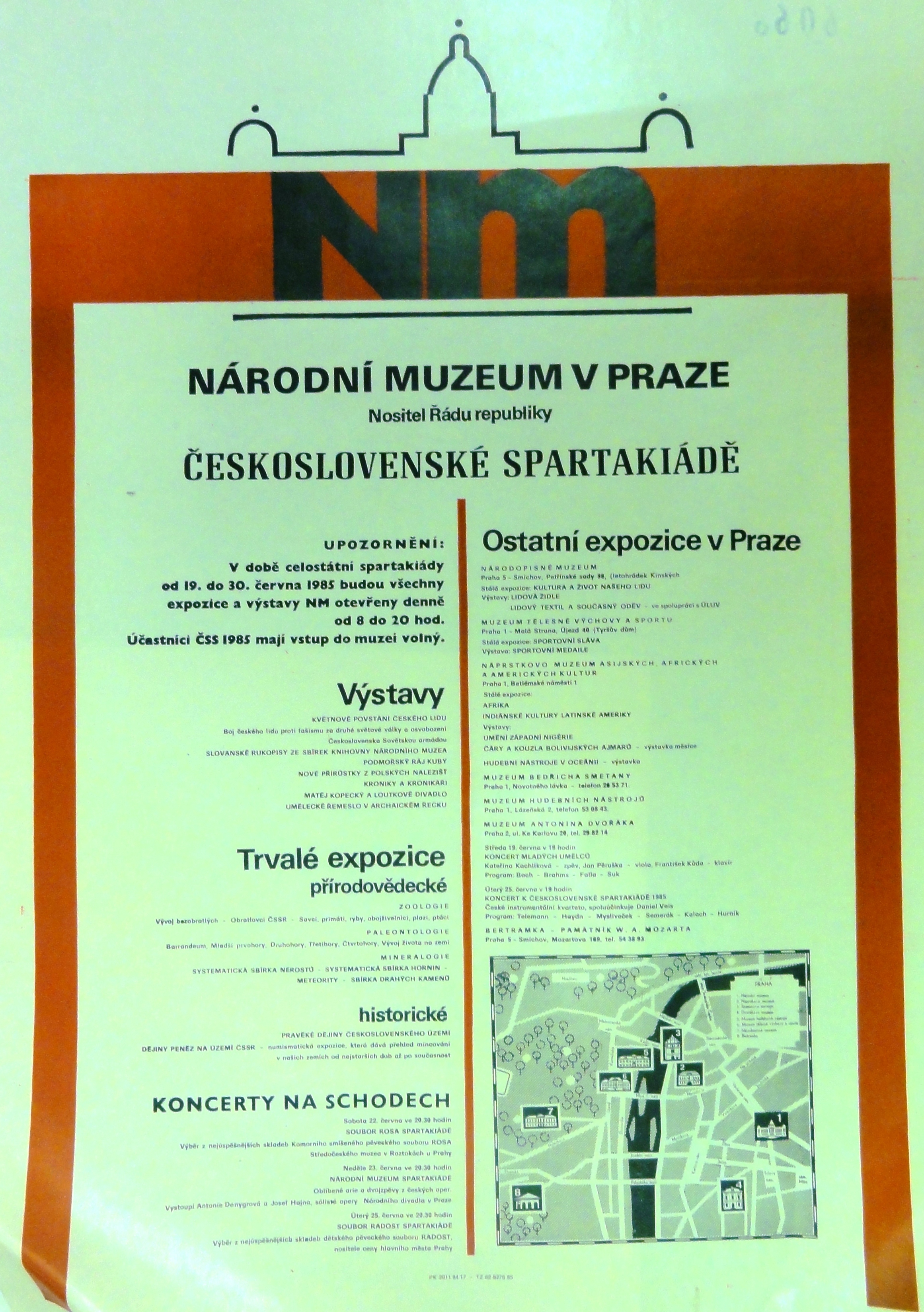 Náhledový obrázek Národní muzeum v Praze Československé spartakiádě - 1
